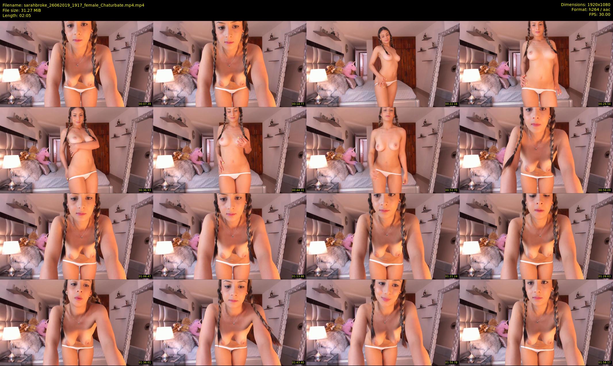sarahbroke — 3 minute Chaturbate female cam show recording, 1080p, Jun 26, 2019