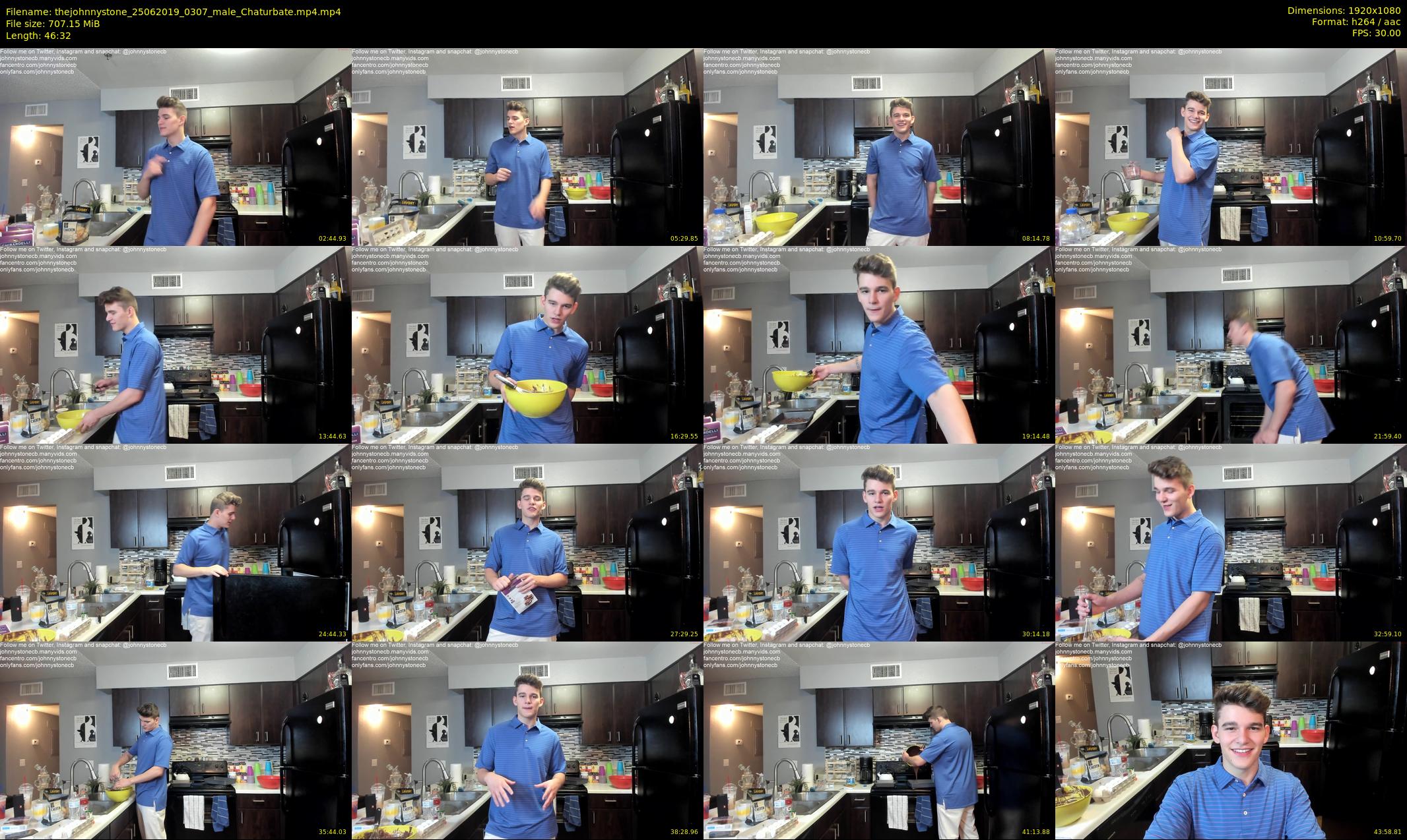 thejohnnystone — 47 minute Chaturbate male cam show recording, 1080p, Jun 25, 2019