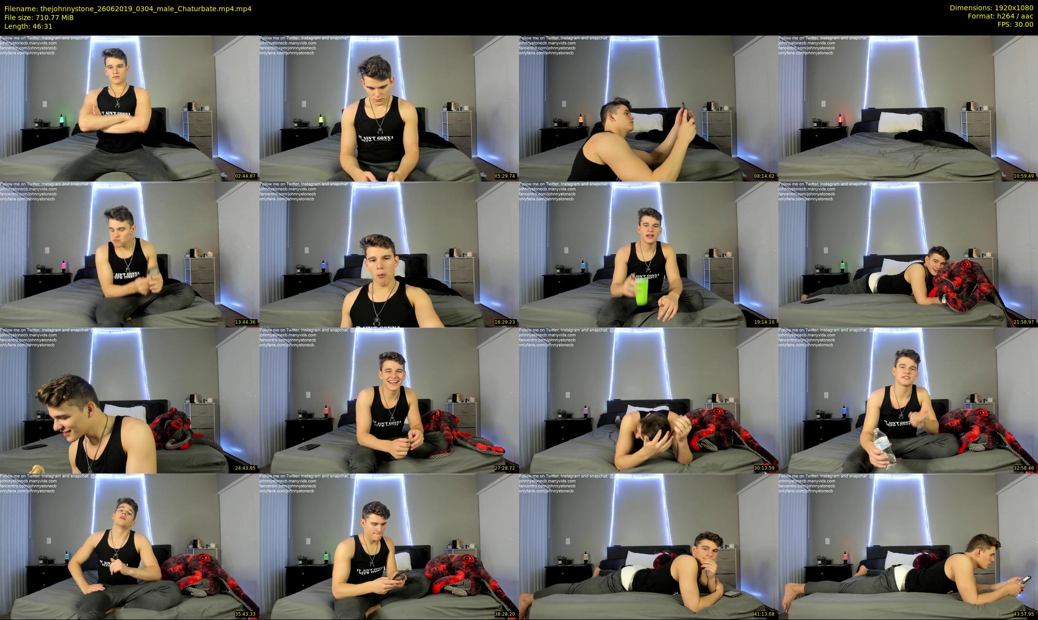 thejohnnystone — 47 minute Chaturbate male cam show recording, 1080p, Jun 26, 2019