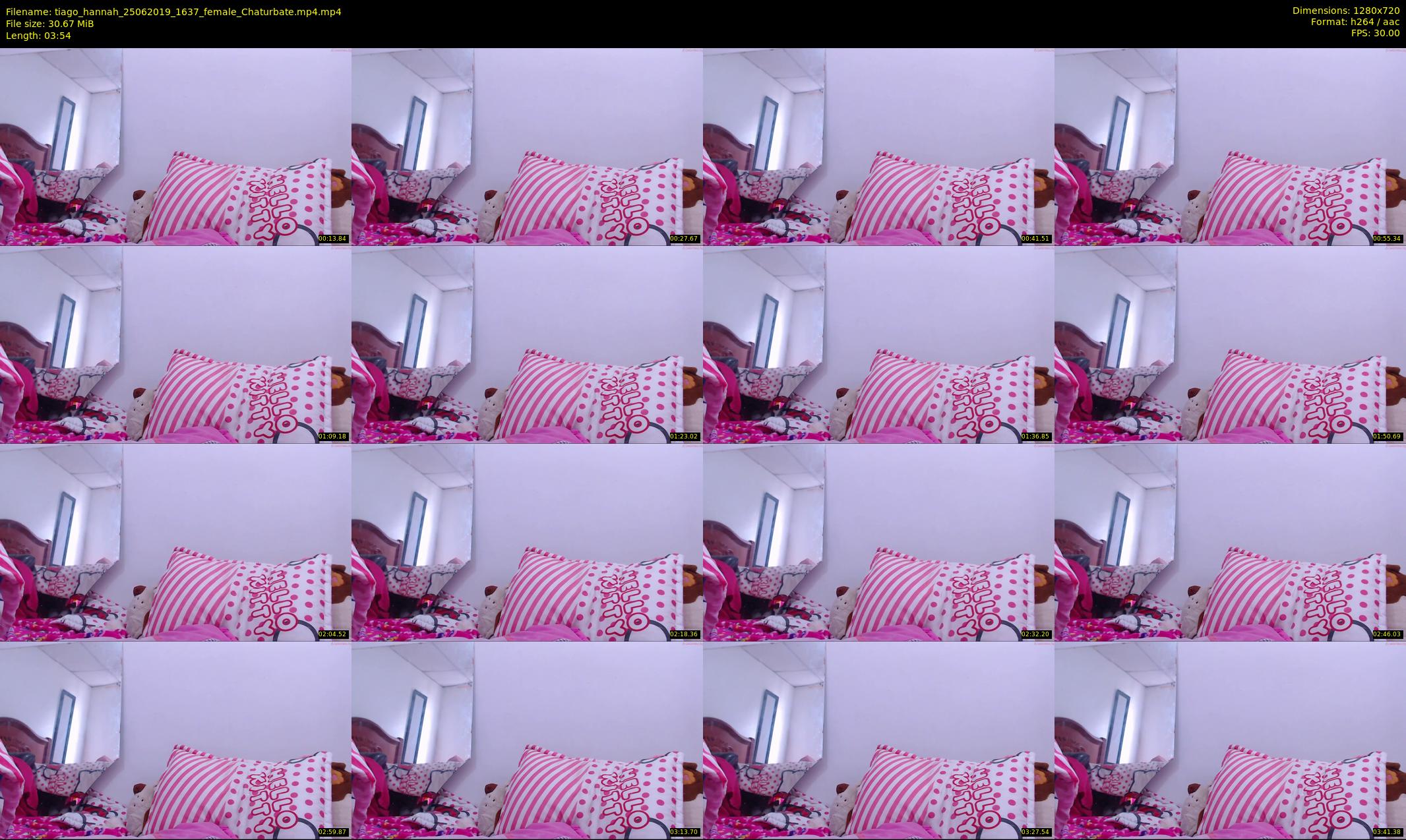 tiago_hannah — 4 minute Chaturbate couple cam show recording, 720p, Jun 25, 2019