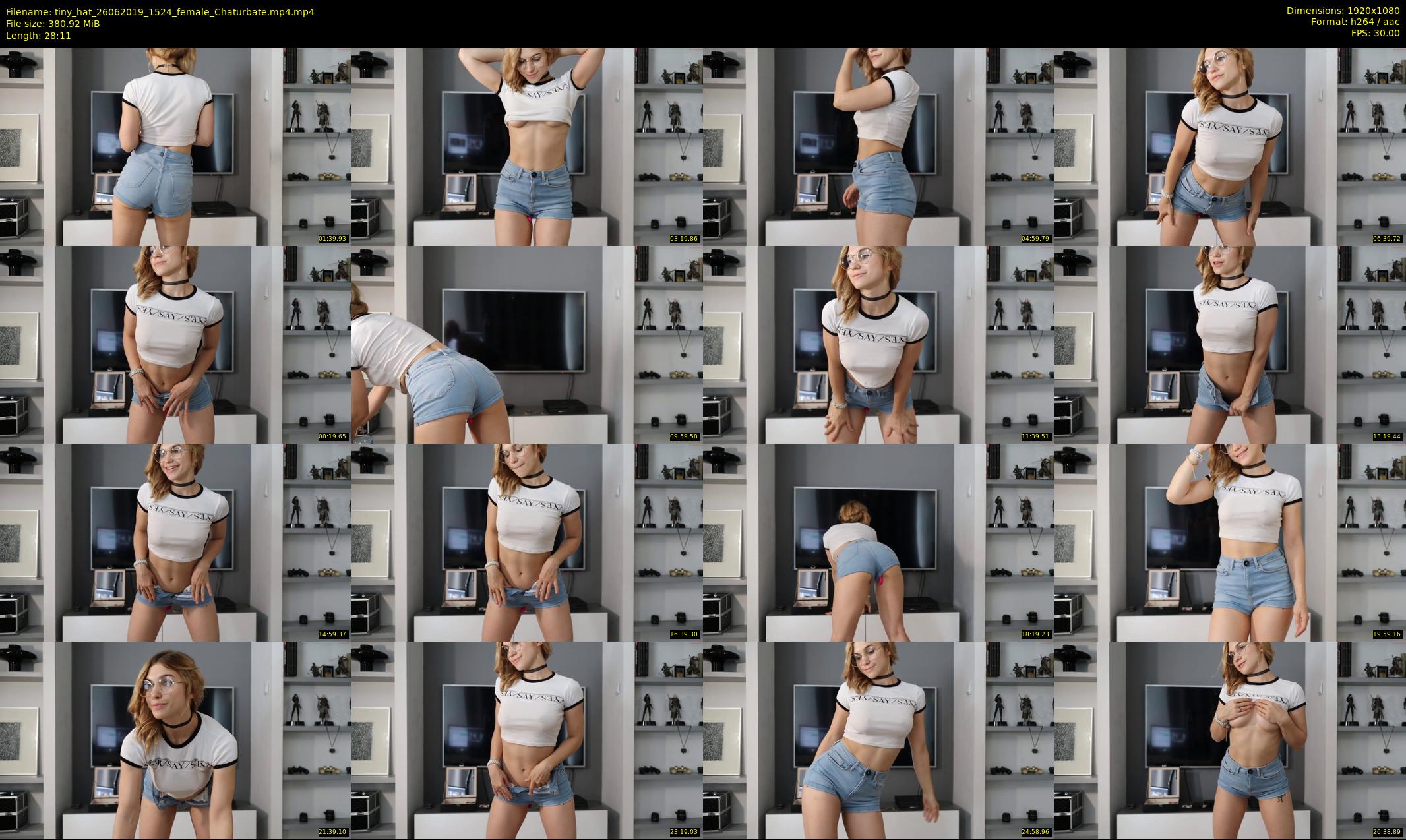 tiny_hat — 29 minute Chaturbate female cam show recording, 1080p, Jun 26, 2019