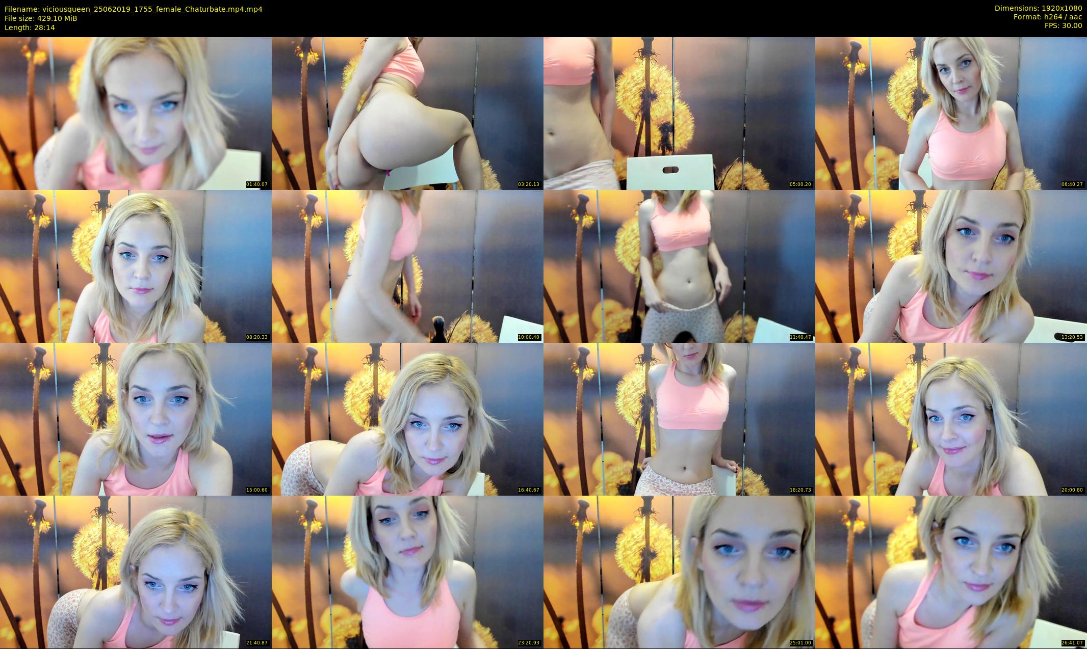 viciousqueen — 29 minute Chaturbate female cam show recording, 1080p, Jun 25, 2019