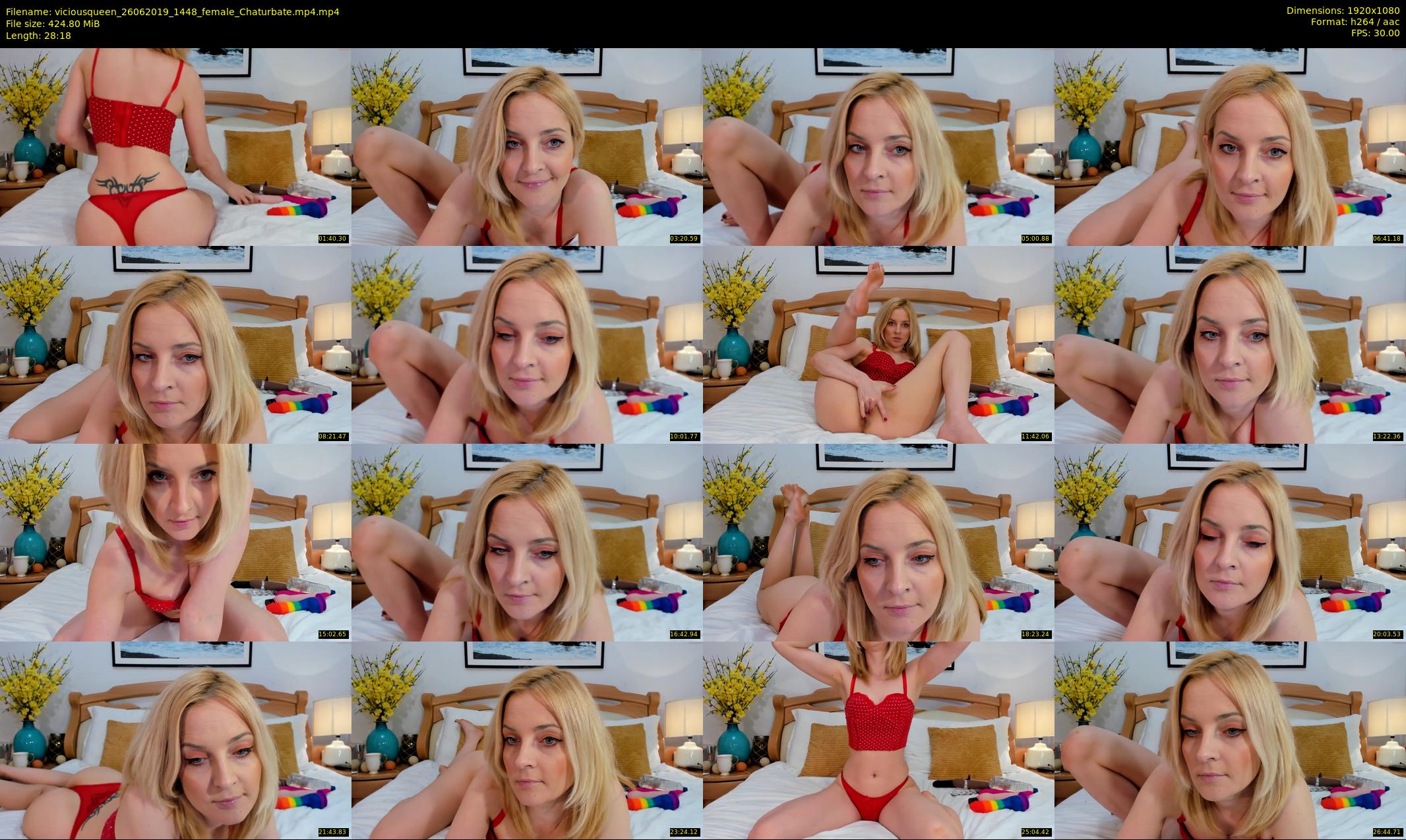 viciousqueen — 29 minute Chaturbate female cam show recording, 1080p, Jun 26, 2019