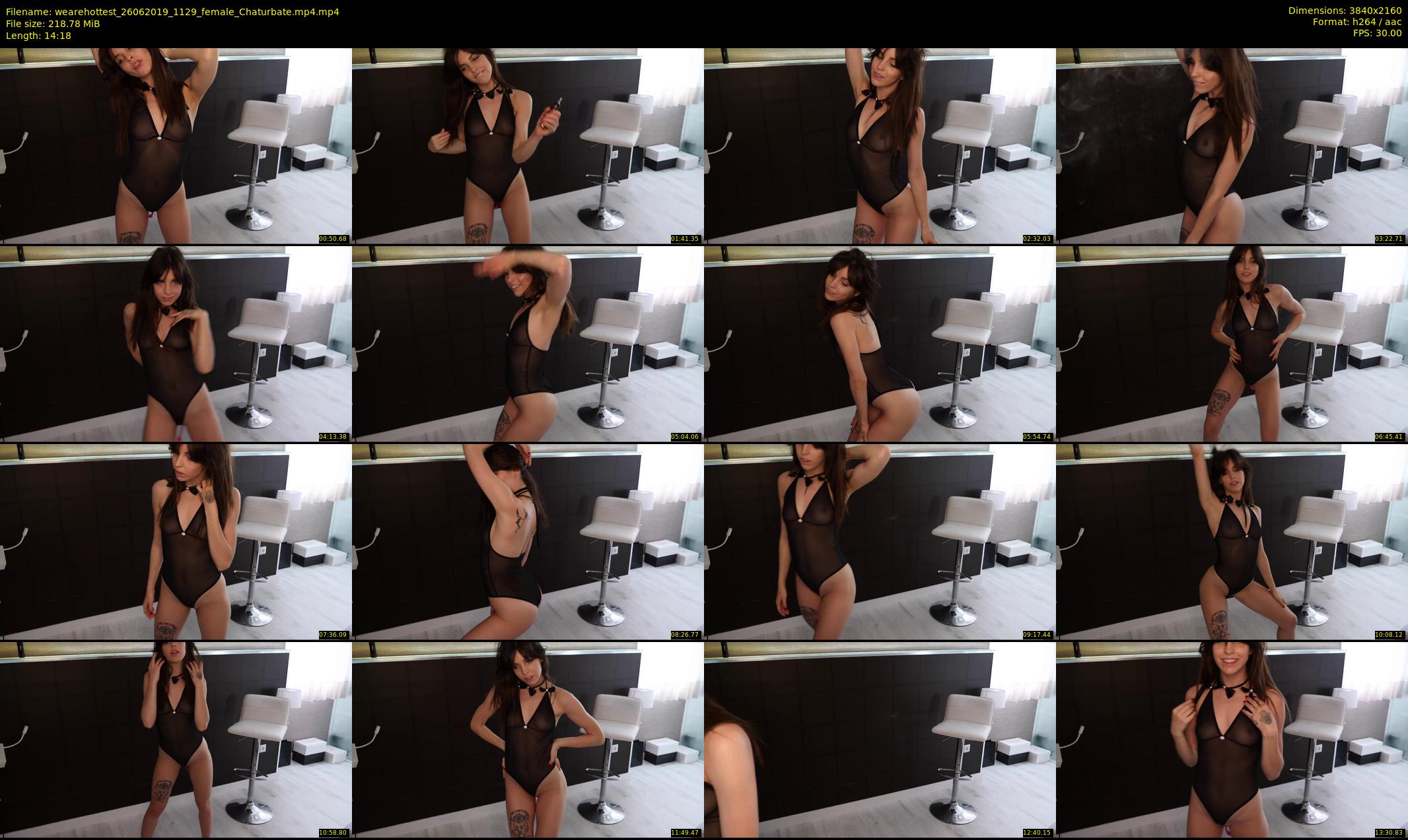 wearehottest — 15 minute Chaturbate couple cam show recording, 4K, Jun 26, 2019