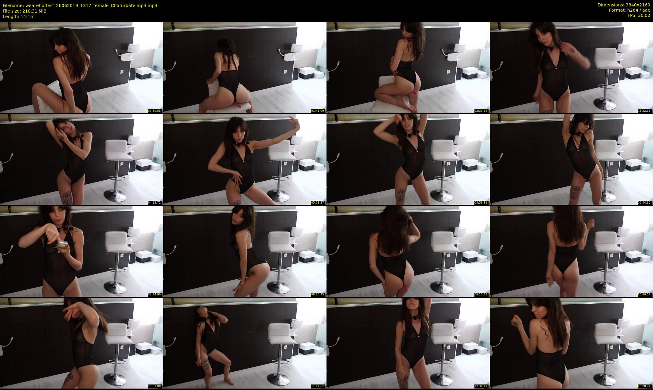 wearehottest — 15 minute Chaturbate couple cam show recording, 4K, Jun 26, 2019