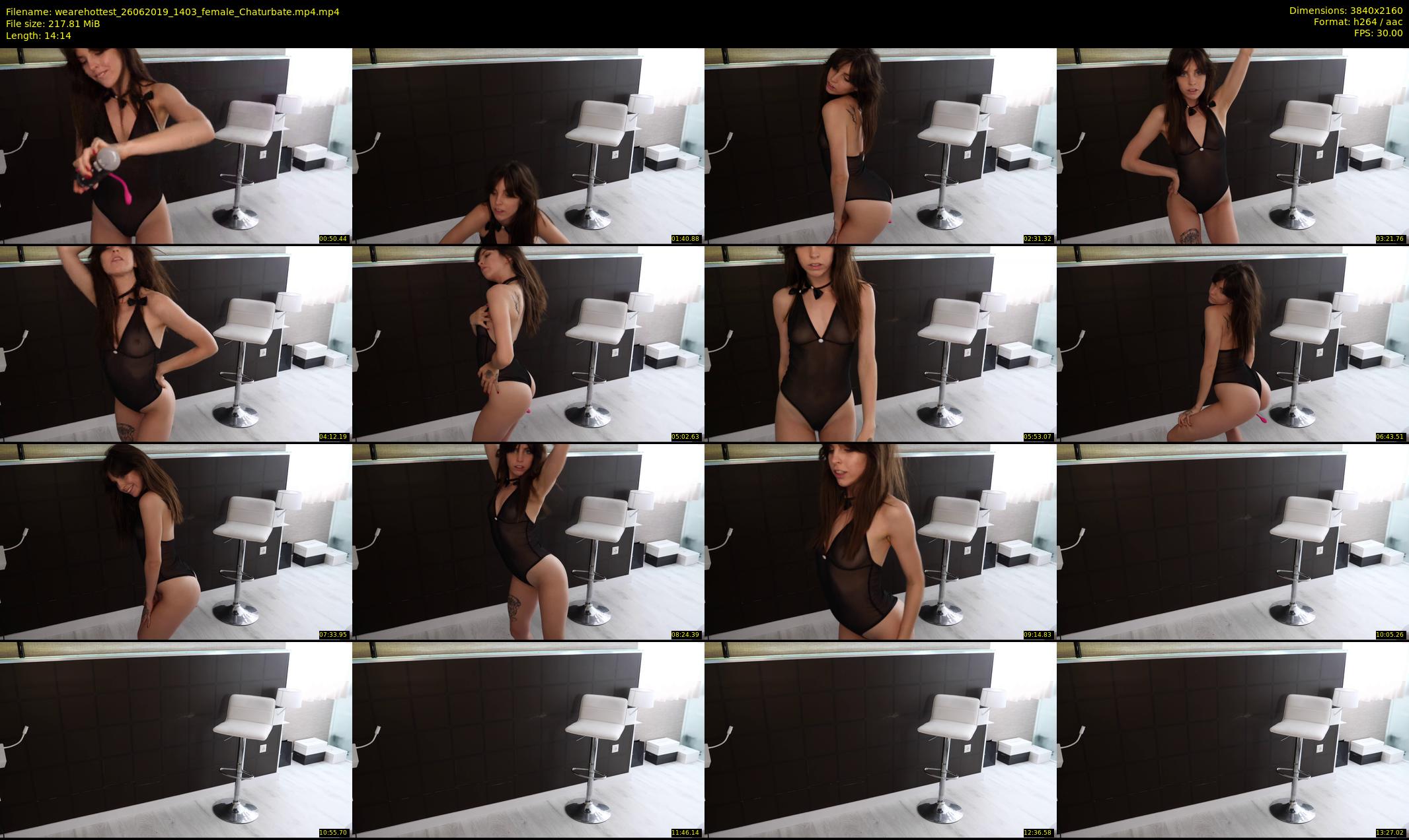 wearehottest — 15 minute Chaturbate couple cam show recording, 4K, Jun 26, 2019
