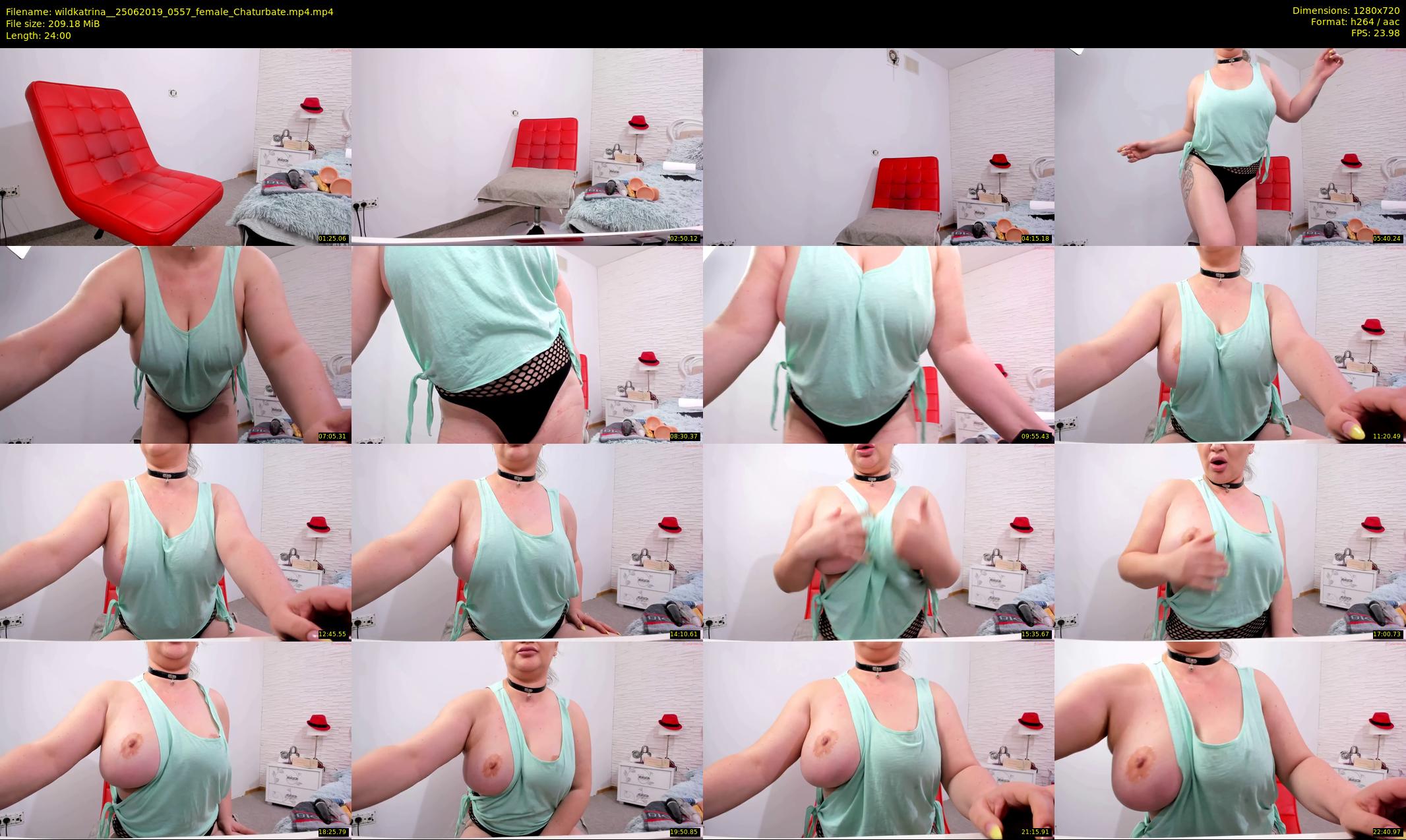 wildkatrina_ — 24 minute Chaturbate female cam show recording, 720p, Jun 25, 2019
