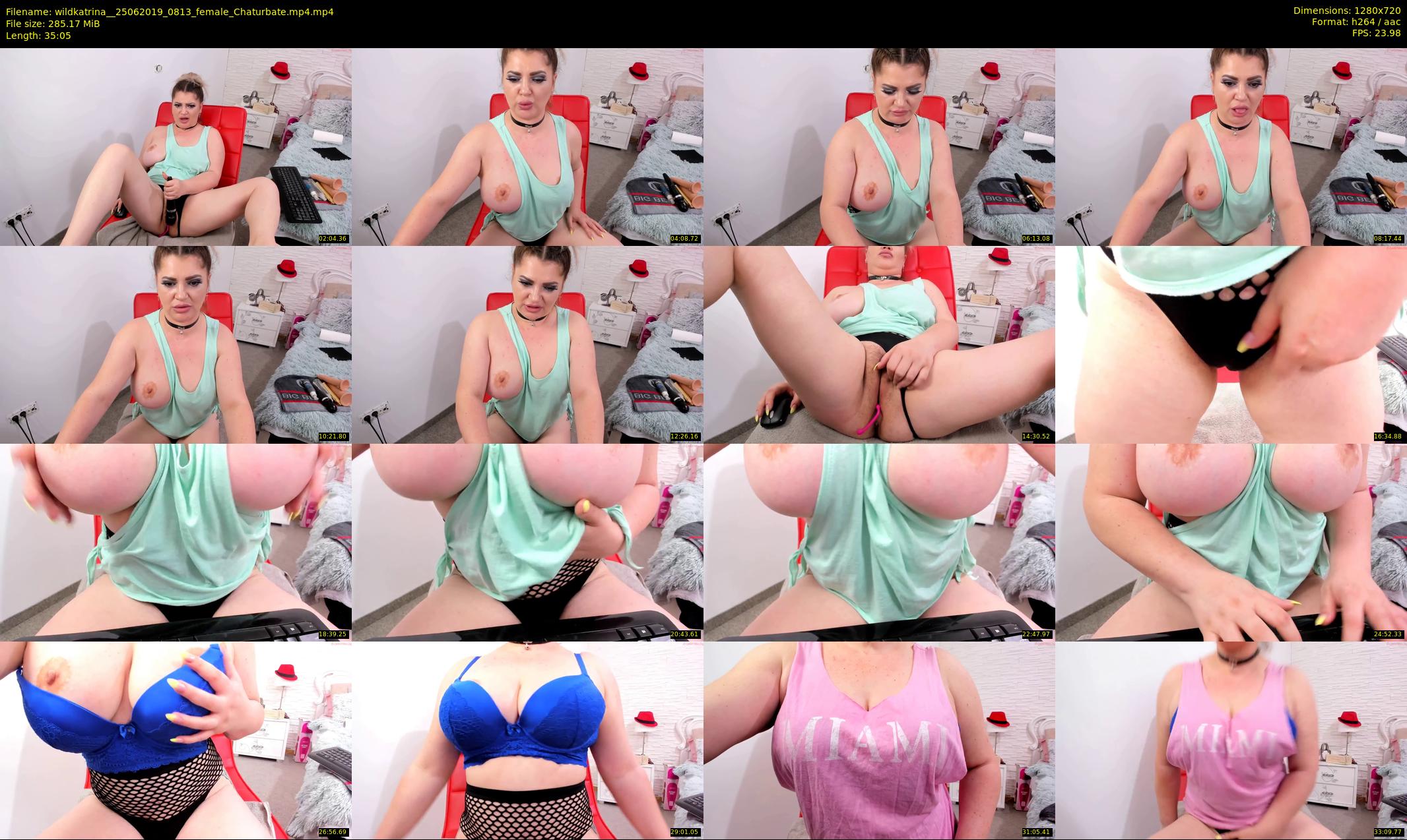 wildkatrina_ — 36 minute Chaturbate female cam show recording, 720p, Jun 25, 2019
