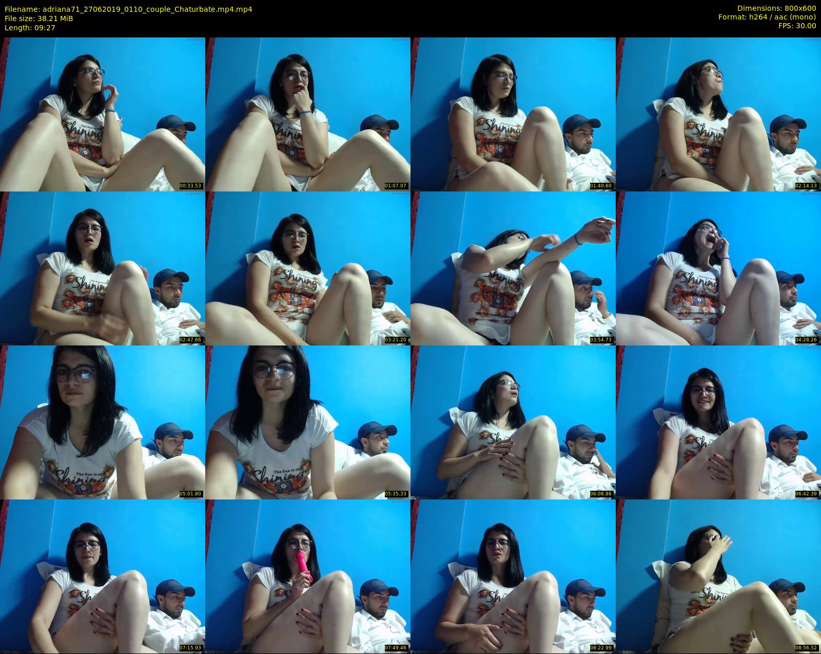 adriana71 — 10 minute Chaturbate couple cam show recording, 480p, Jun 27, 2019