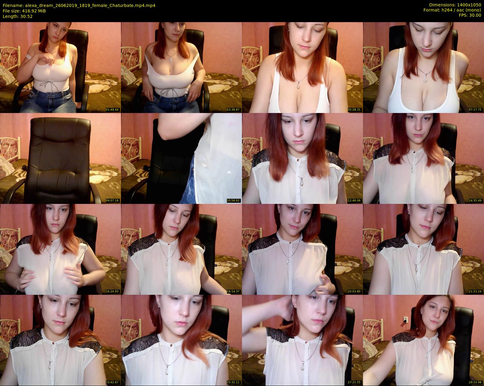 alexa_dream — 31 minute Chaturbate female cam show recording, 720p, Jun 26, 2019
