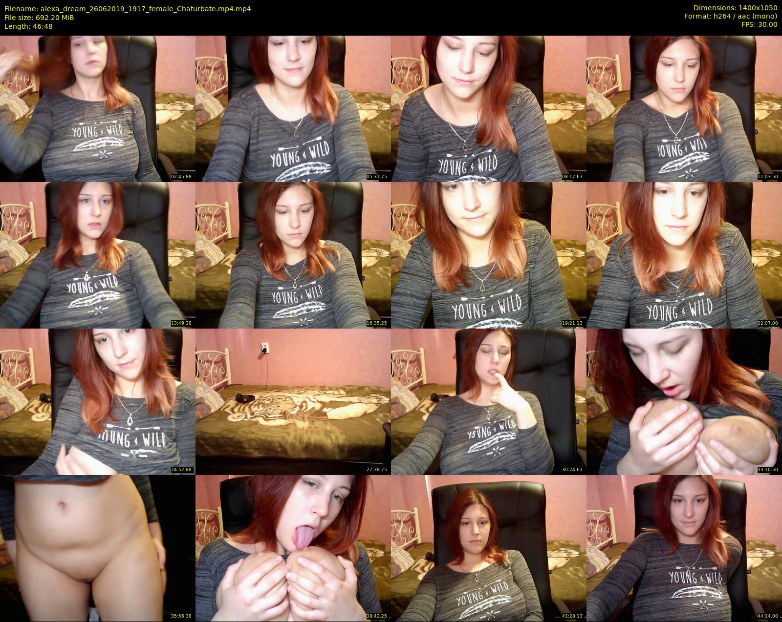 alexa_dream — 47 minute Chaturbate female cam show recording, 720p, Jun 26, 2019