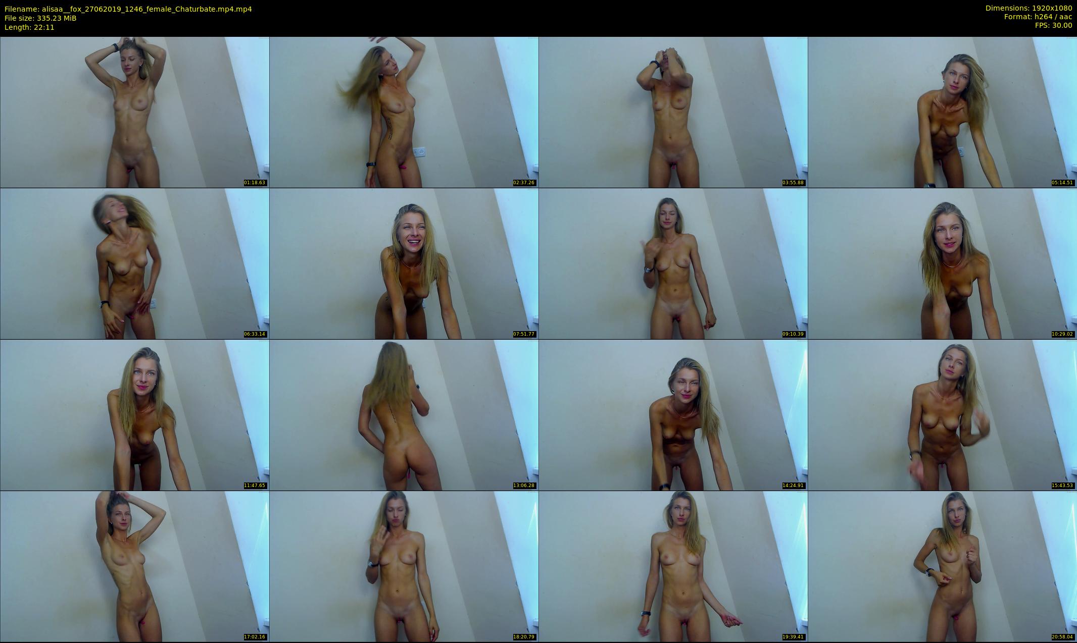 alisaa__fox — 23 minute Chaturbate female cam show recording, 1080p, Jun 27, 2019