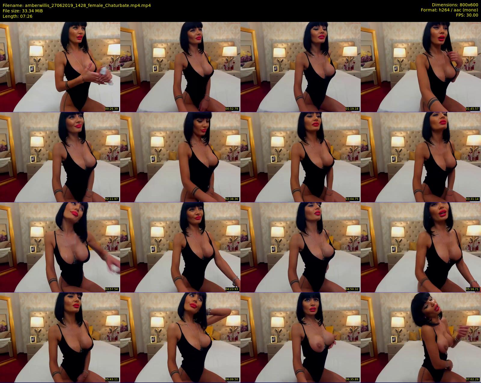 amberwillis — 8 minute Chaturbate female cam show recording, 480p, Jun 27, 2019
