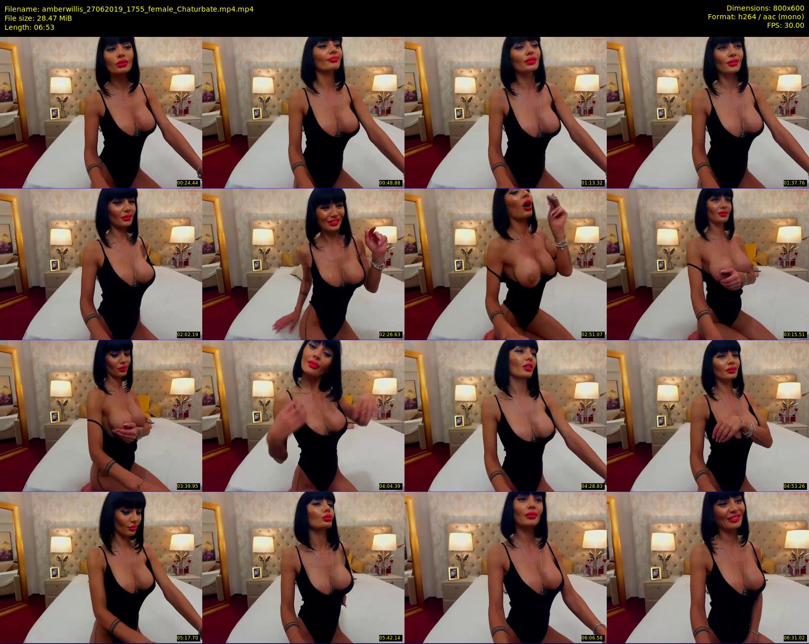 amberwillis — 7 minute Chaturbate female cam show recording, 480p, Jun 27, 2019