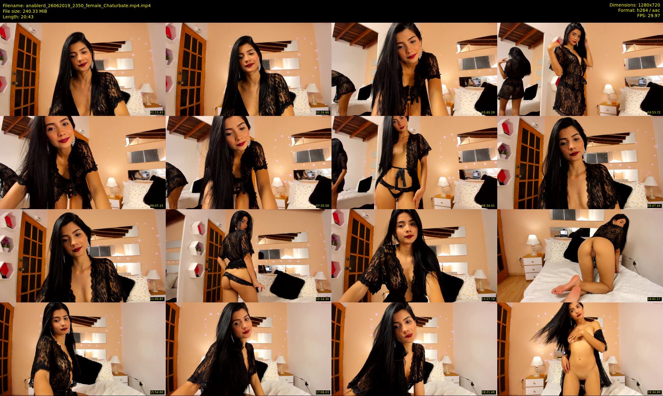 anablerd — 21 minute Chaturbate female cam show recording, 720p, Jun 26, 2019