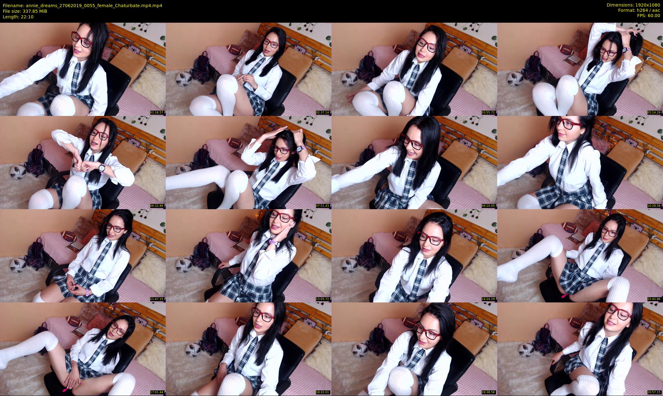 annie_dreams — 23 minute Chaturbate female cam show recording, 1080p, Jun 27, 2019
