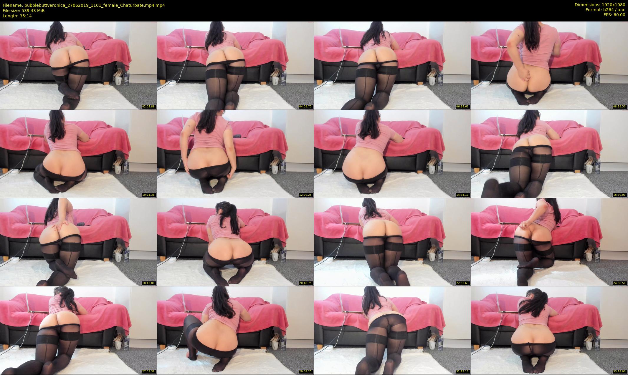 bubblebuttveronica — 36 minute Chaturbate female cam show recording, 1080p, Jun 27, 2019