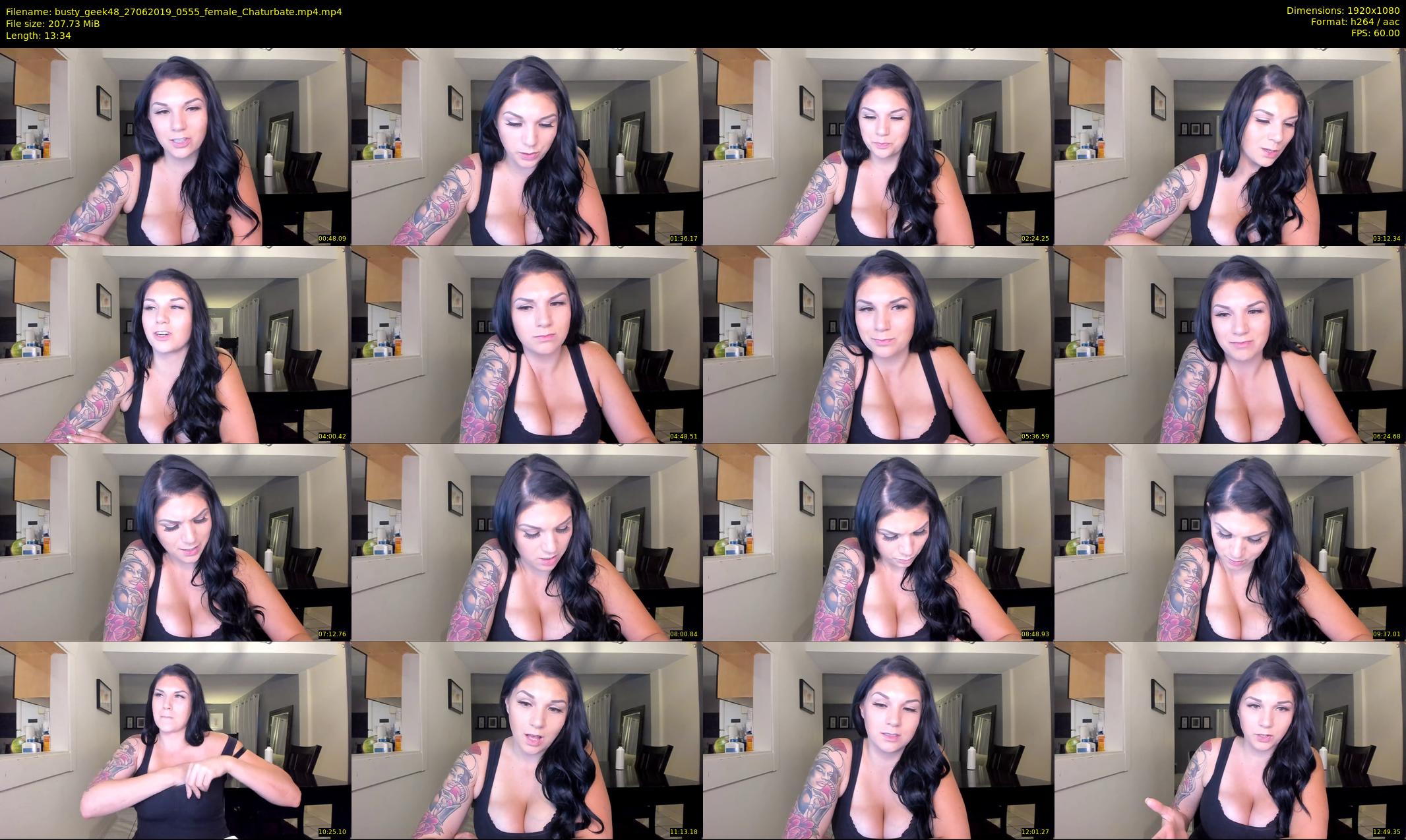 busty_geek48 — 14 minute Chaturbate female cam show recording, 1080p, Jun 27, 2019