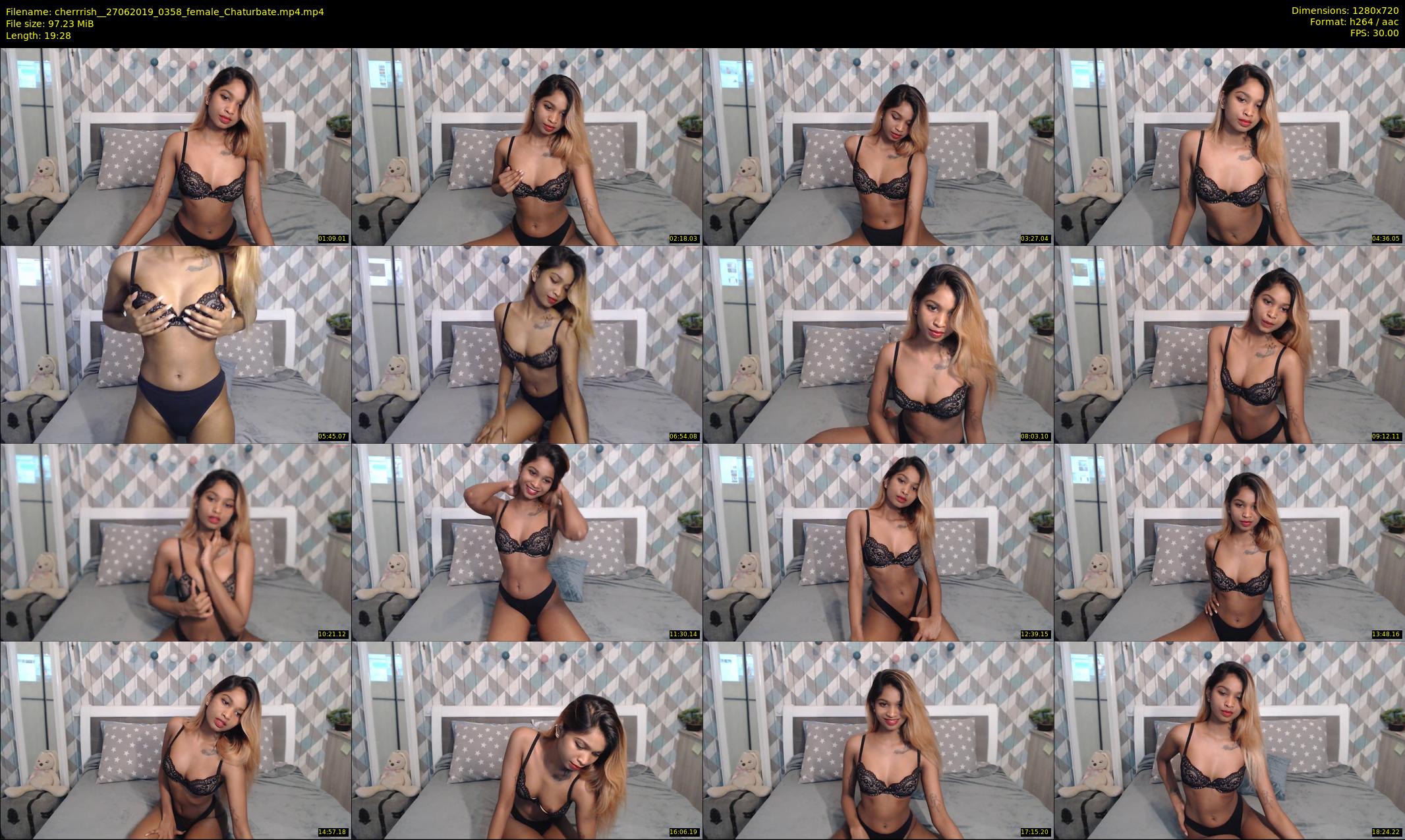 cherrrish_ — 20 minute Chaturbate female cam show recording, 720p, Jun 27, 2019