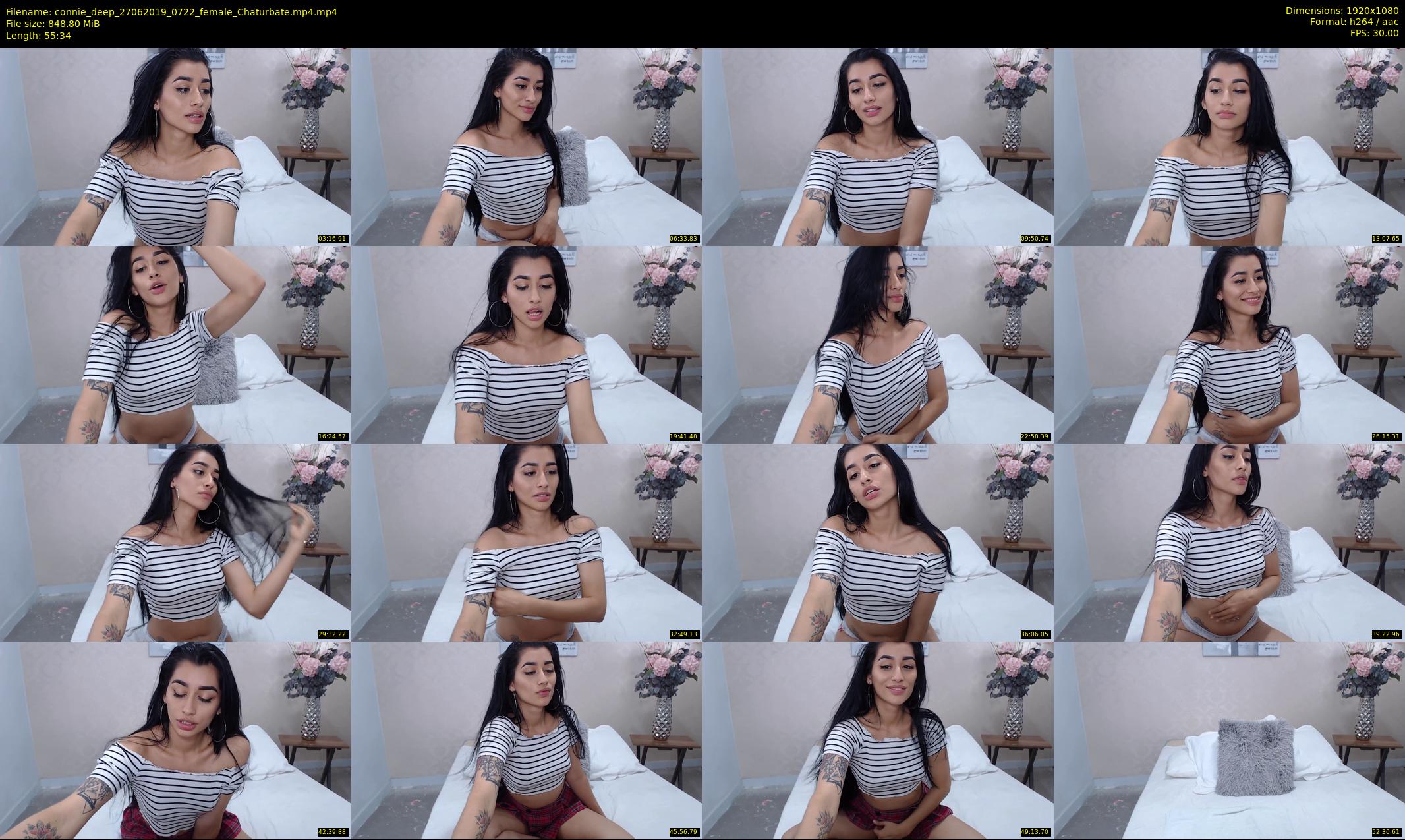 connie_deep — 56 minute Chaturbate female cam show recording, 1080p, Jun 27, 2019