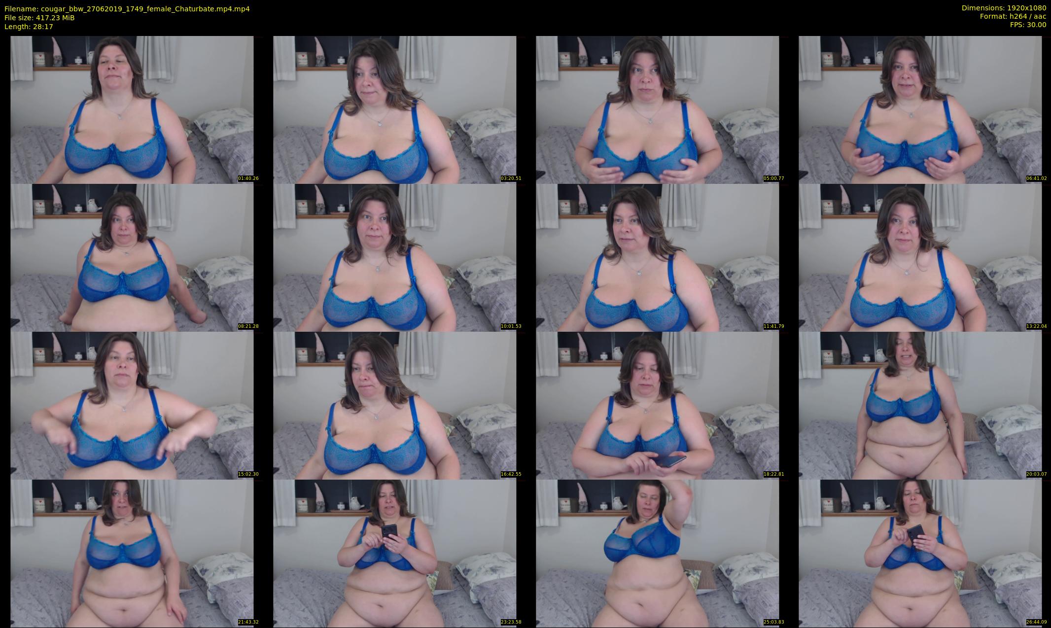 cougar_bbw — 29 minute Chaturbate female cam show recording, 1080p, Jun 27, 2019