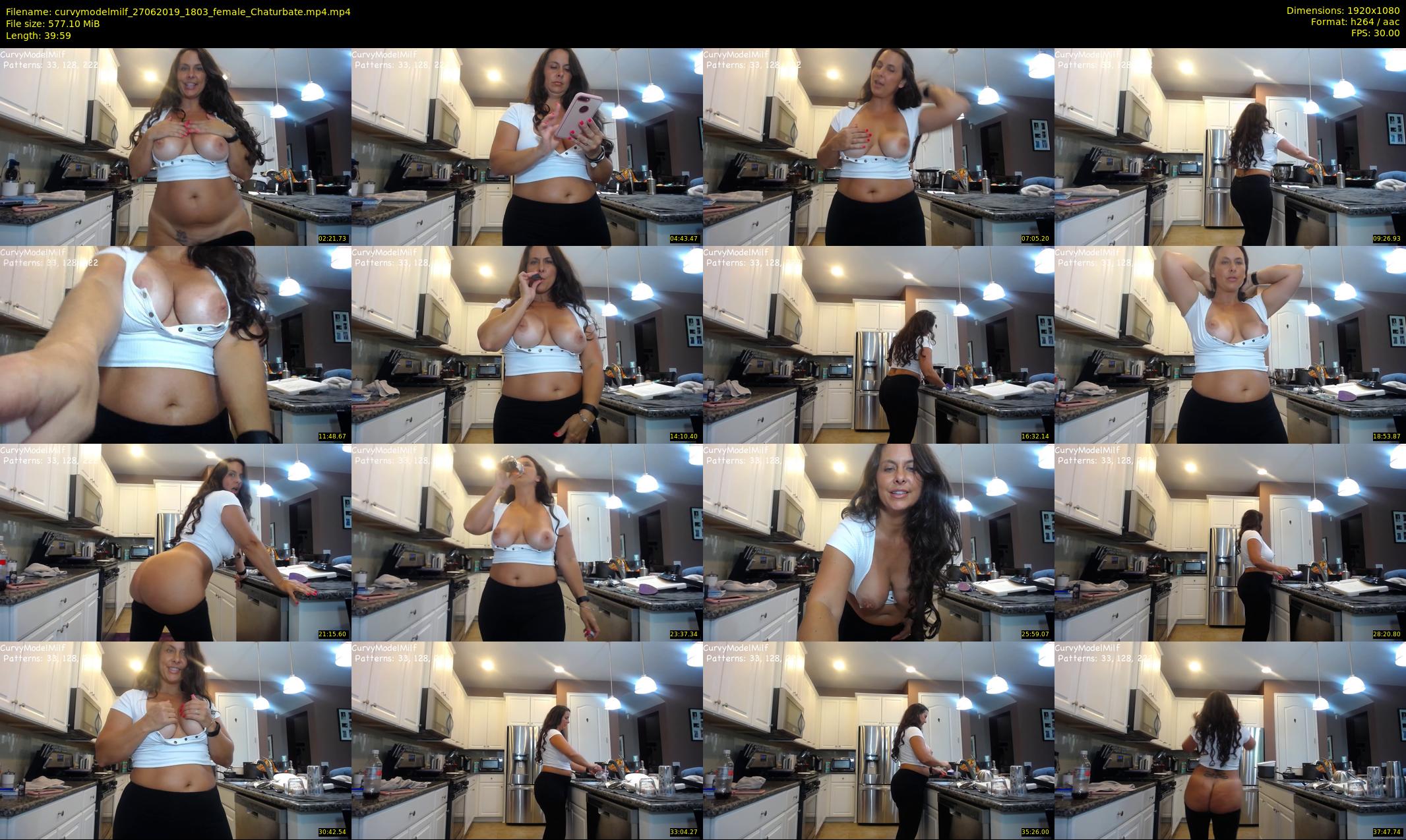 curvymodelmilf — 40 minute Chaturbate female cam show recording, 1080p, Jun 27, 2019
