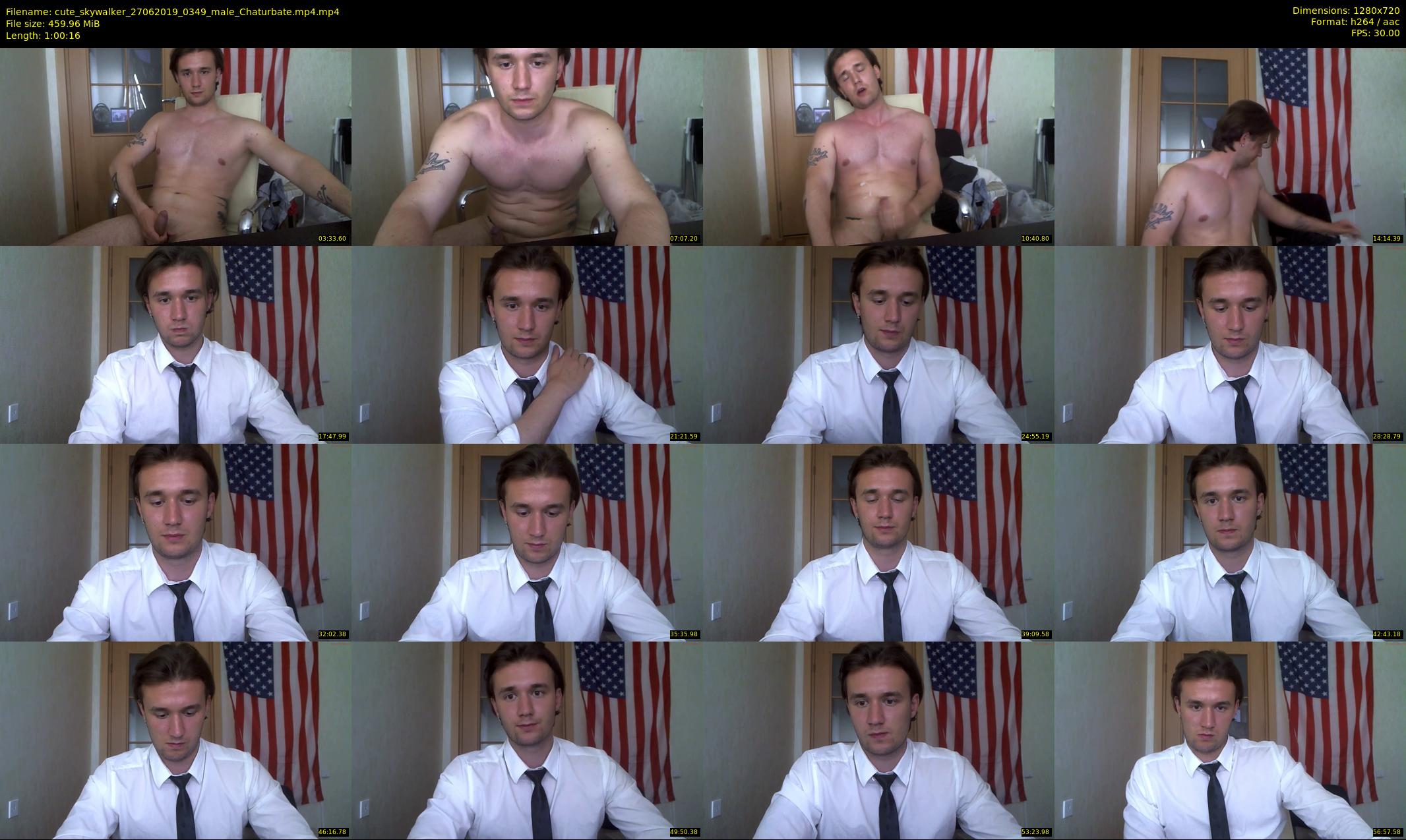 cute_skywalker — 61 minute Chaturbate male cam show recording, 720p, Jun 27, 2019