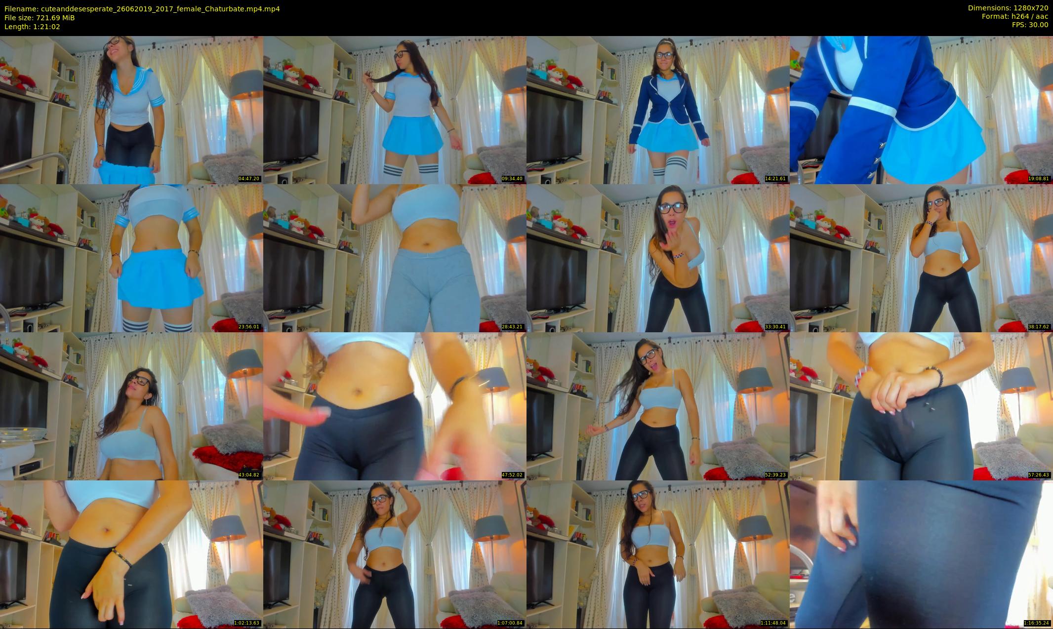 cuteanddesesperate — 82 minute Chaturbate female cam show recording, 720p, Jun 26, 2019