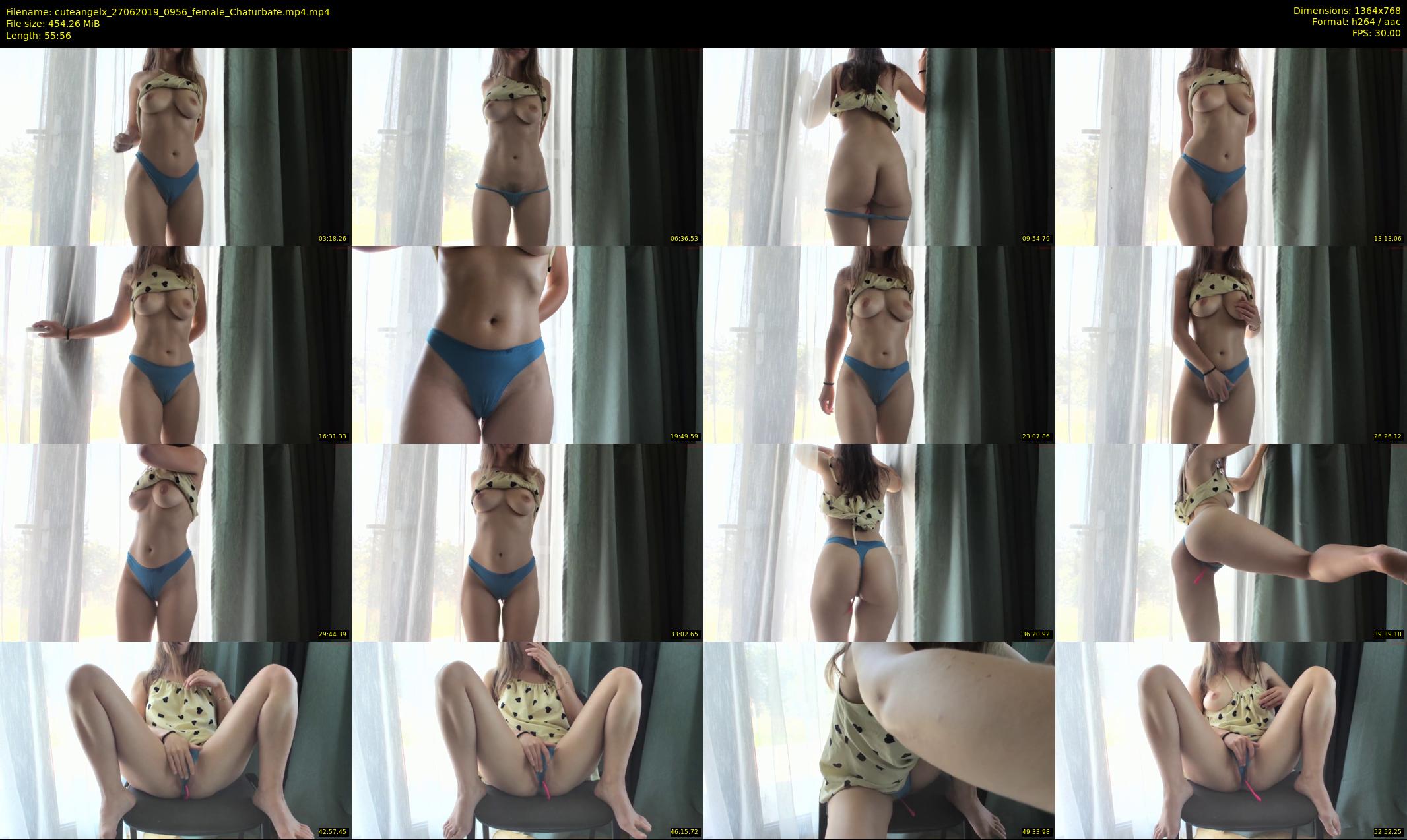 cuteangelx — 56 minute Chaturbate female cam show recording, 720p, Jun 27, 2019