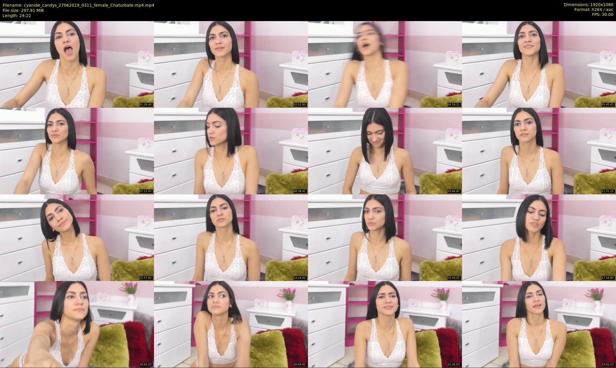 cyanide_candys — 25 minute Chaturbate female cam show recording, 1080p, Jun 27, 2019