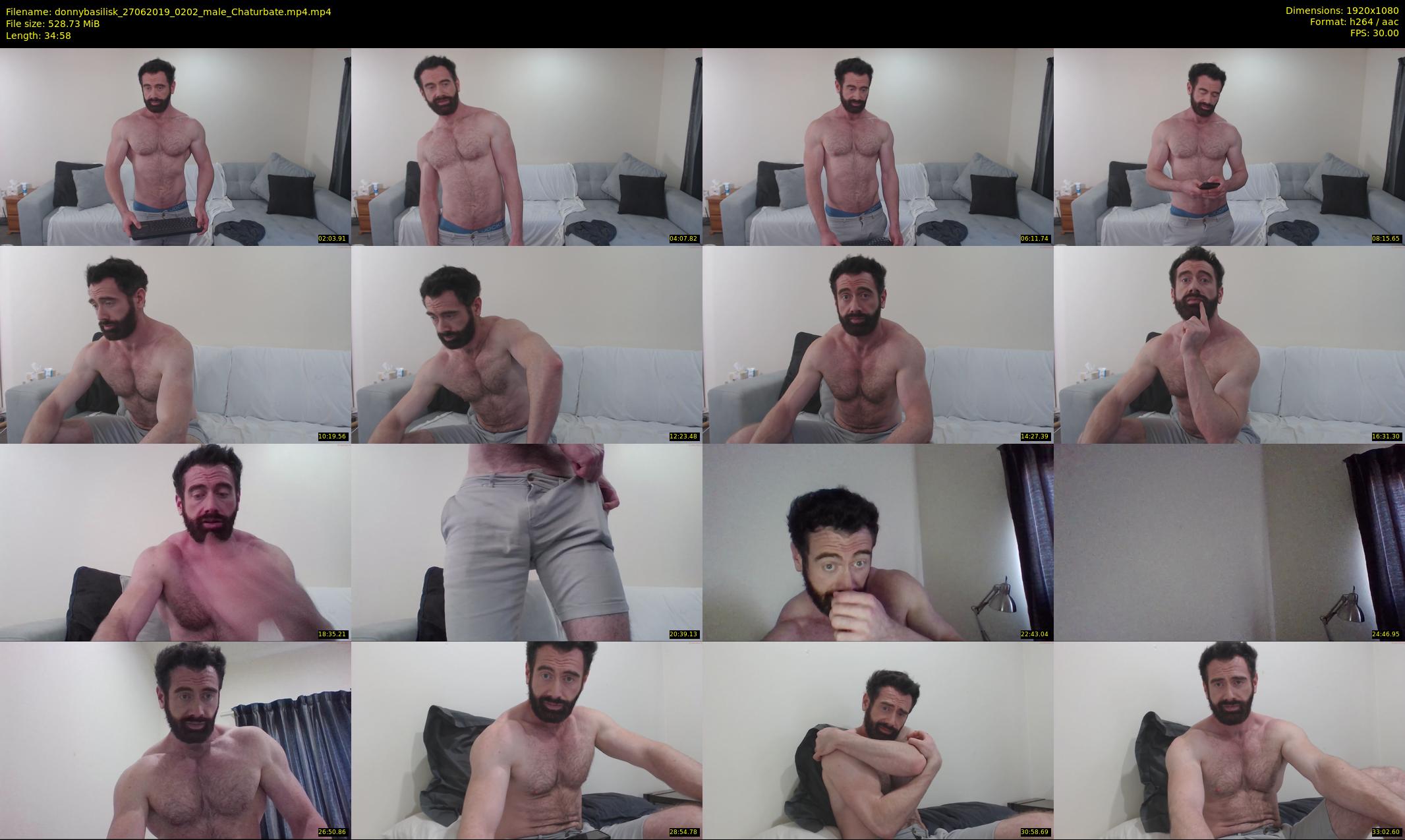 donnybasilisk — 35 minute Chaturbate male cam show recording, 1080p, Jun 27, 2019