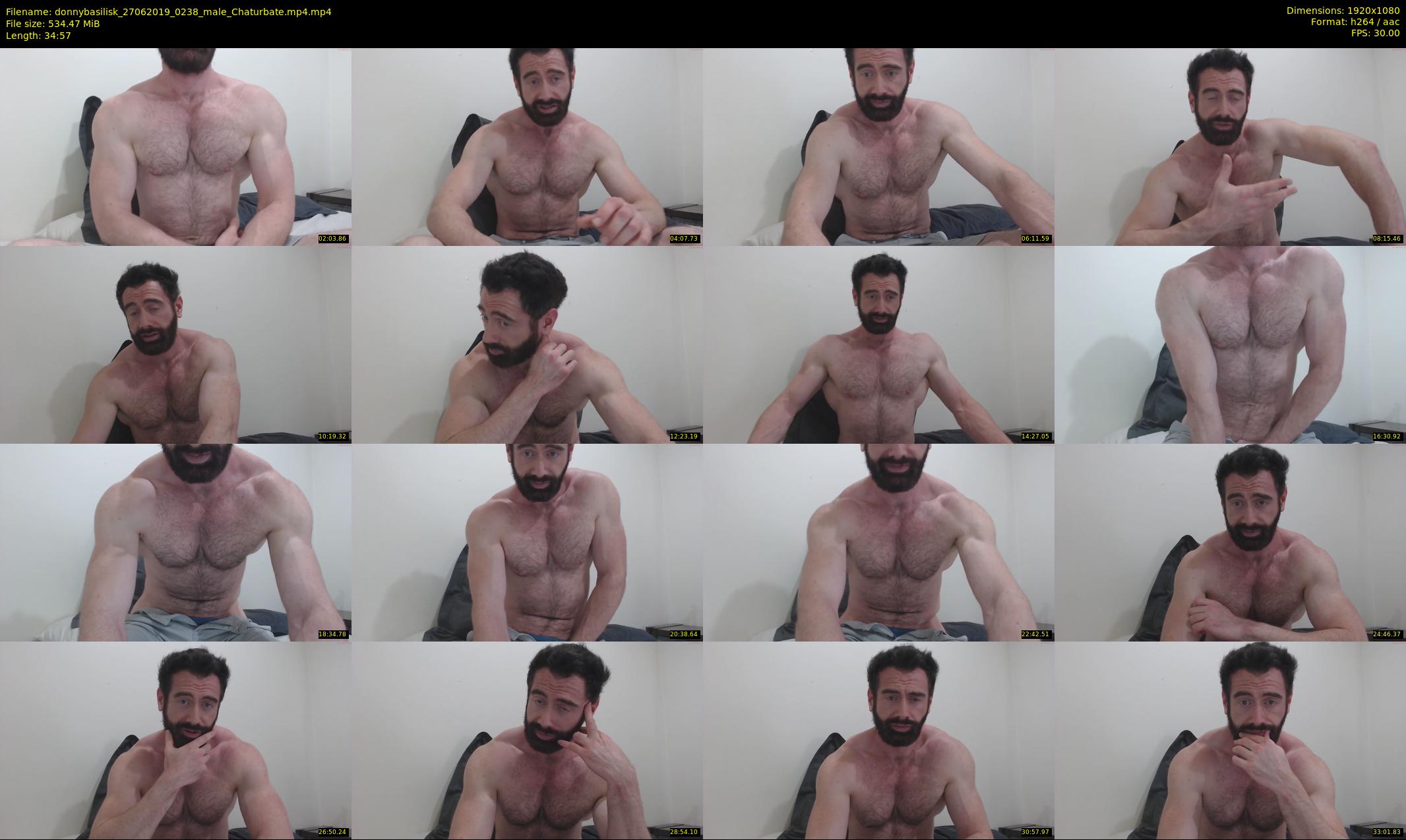 donnybasilisk — 35 minute Chaturbate male cam show recording, 1080p, Jun 27, 2019