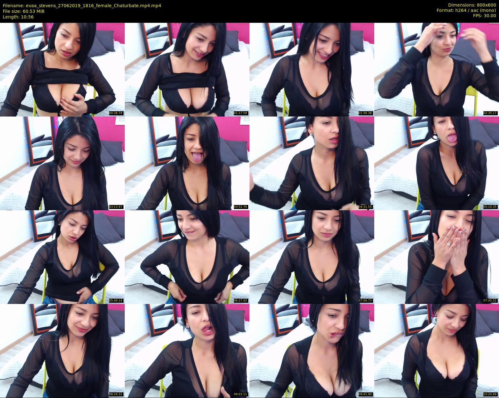 evaa_stevens — 11 minute Chaturbate female cam show recording, 480p, Jun 27, 2019