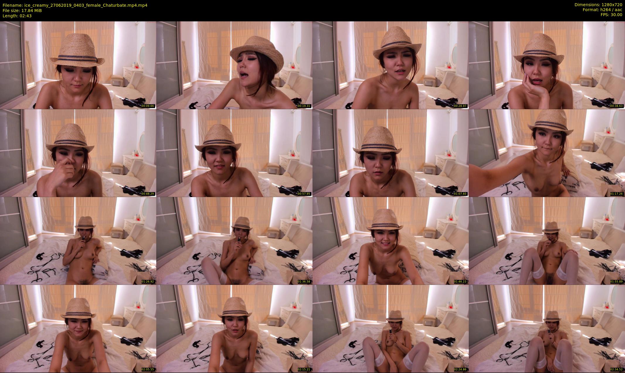 ice_creamy — 3 minute Chaturbate female cam show recording, 720p, Jun 27, 2019