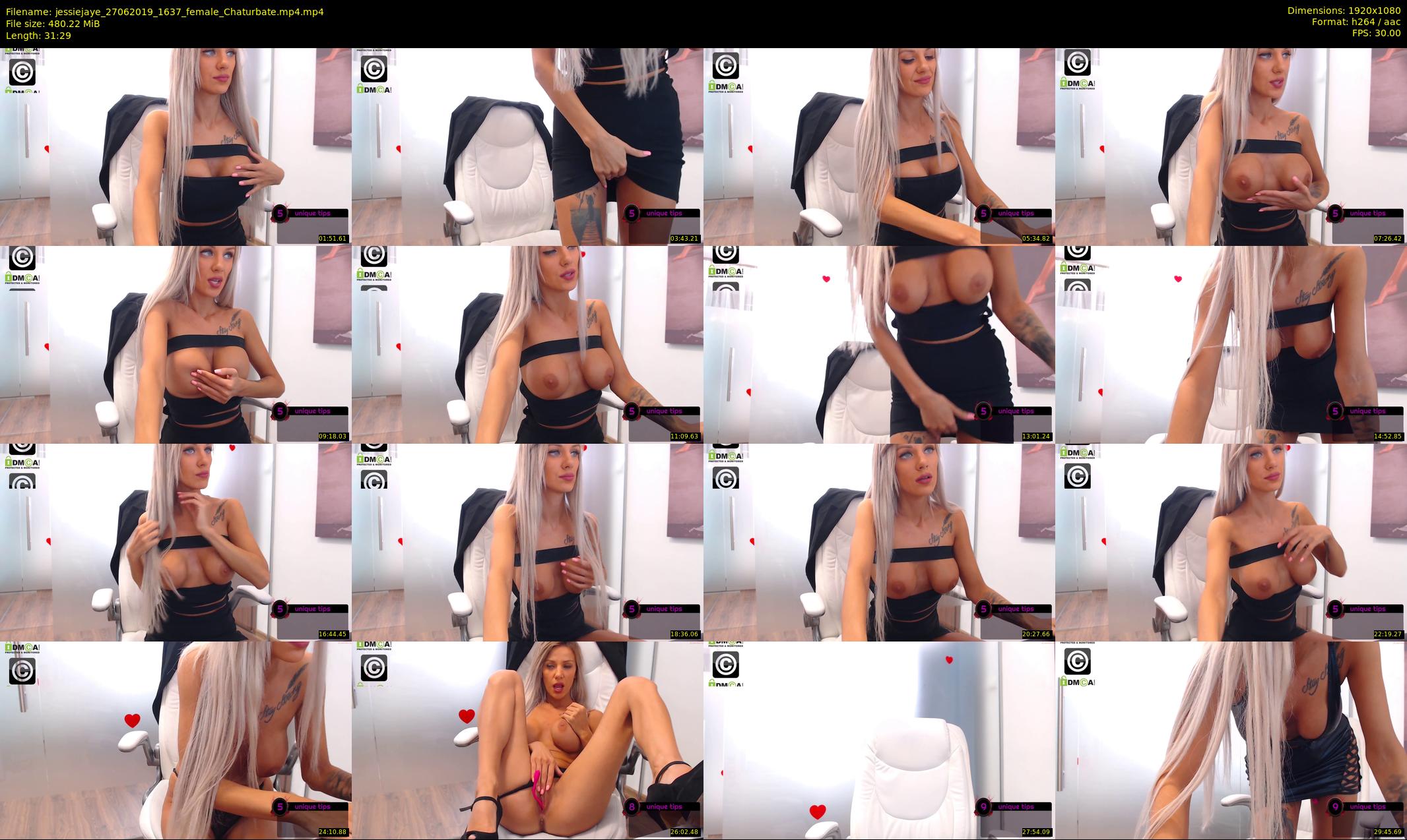 jessiejaye — 32 minute Chaturbate female cam show recording, 1080p, Jun 27, 2019