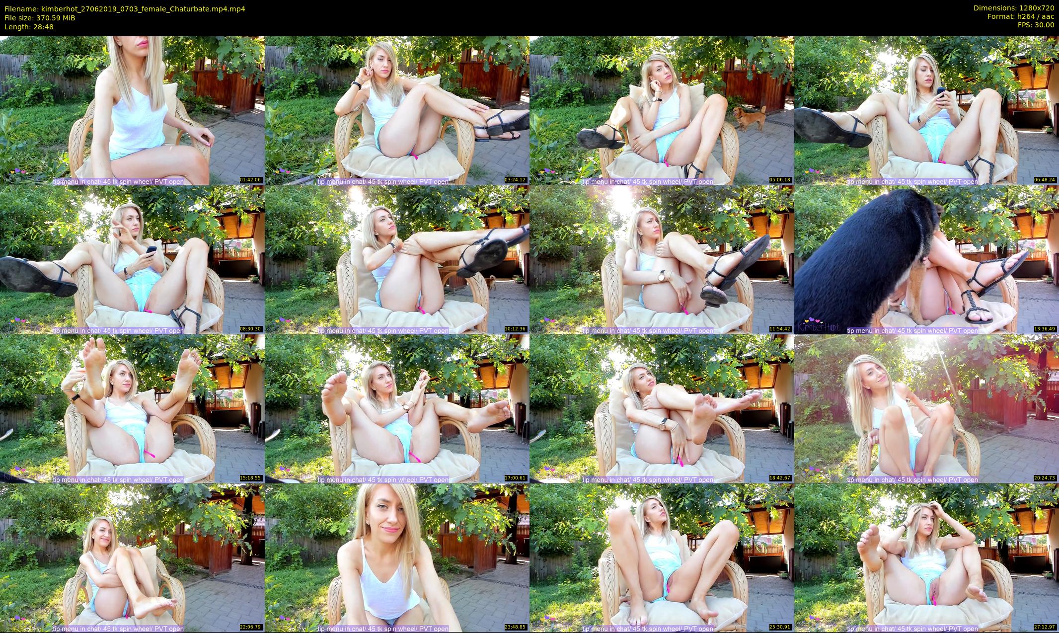 kimberhot — 29 minute Chaturbate female cam show recording, 720p, Jun 27, 2019