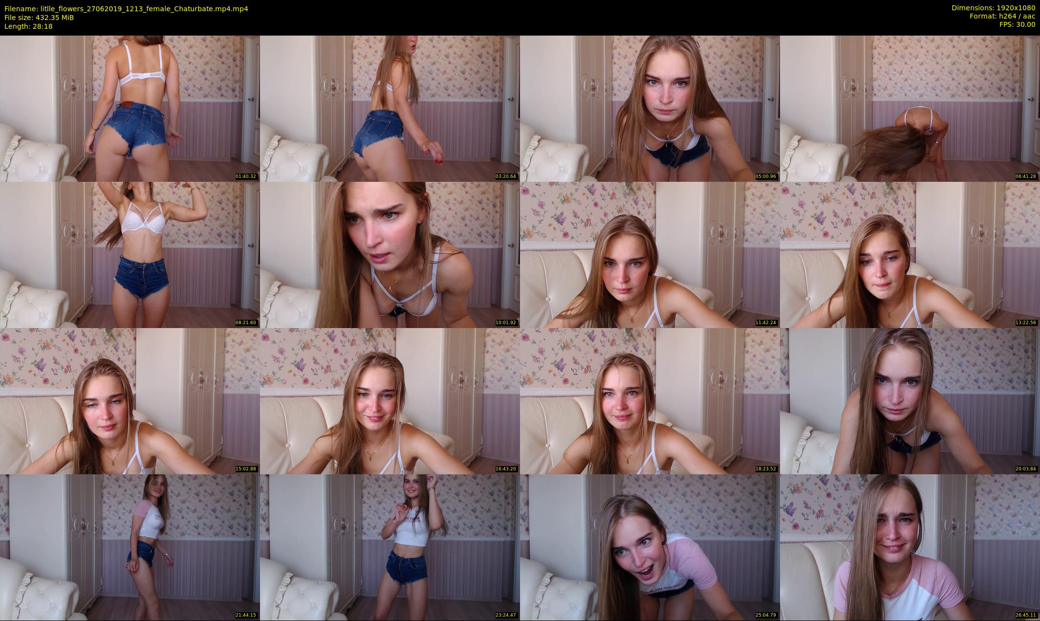 litlle_flowers — 29 minute Chaturbate female cam show recording, 1080p, Jun 27, 2019