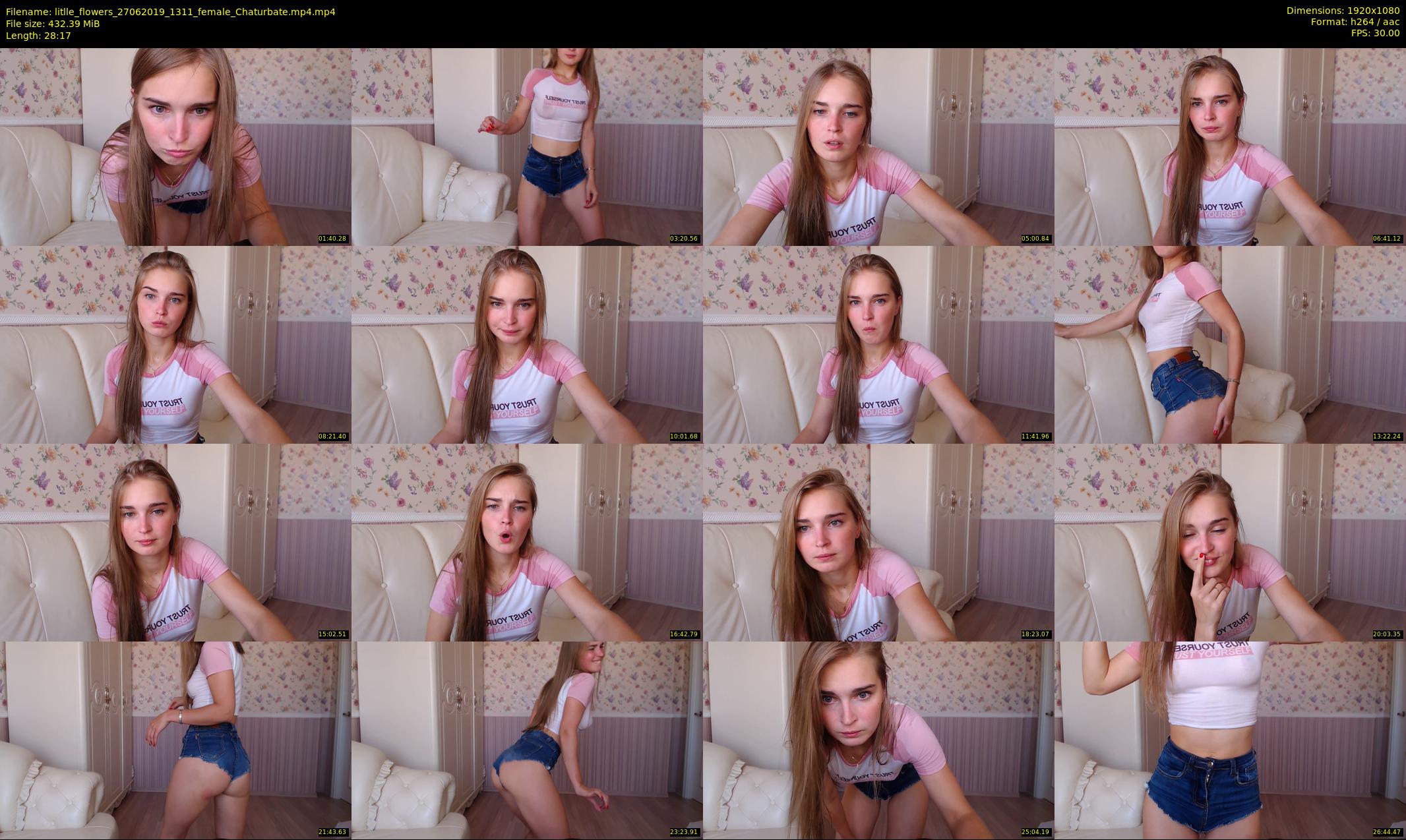 litlle_flowers — 29 minute Chaturbate female cam show recording, 1080p, Jun 27, 2019