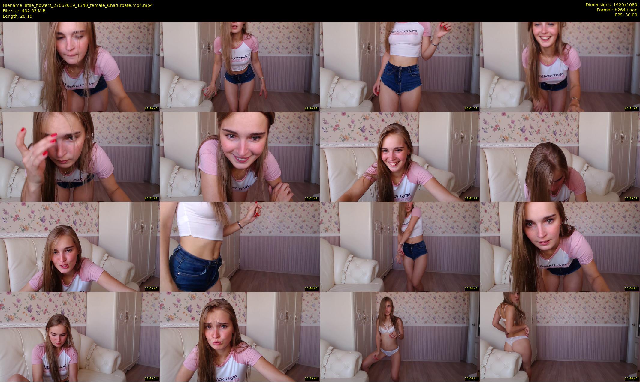 litlle_flowers — 29 minute Chaturbate female cam show recording, 1080p, Jun 27, 2019
