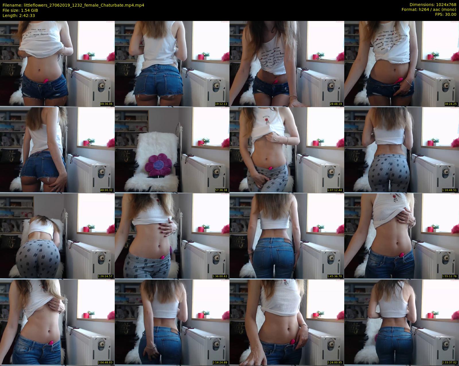 littleflowers — 163 minute Chaturbate female cam show recording, 720p, Jun 27, 2019