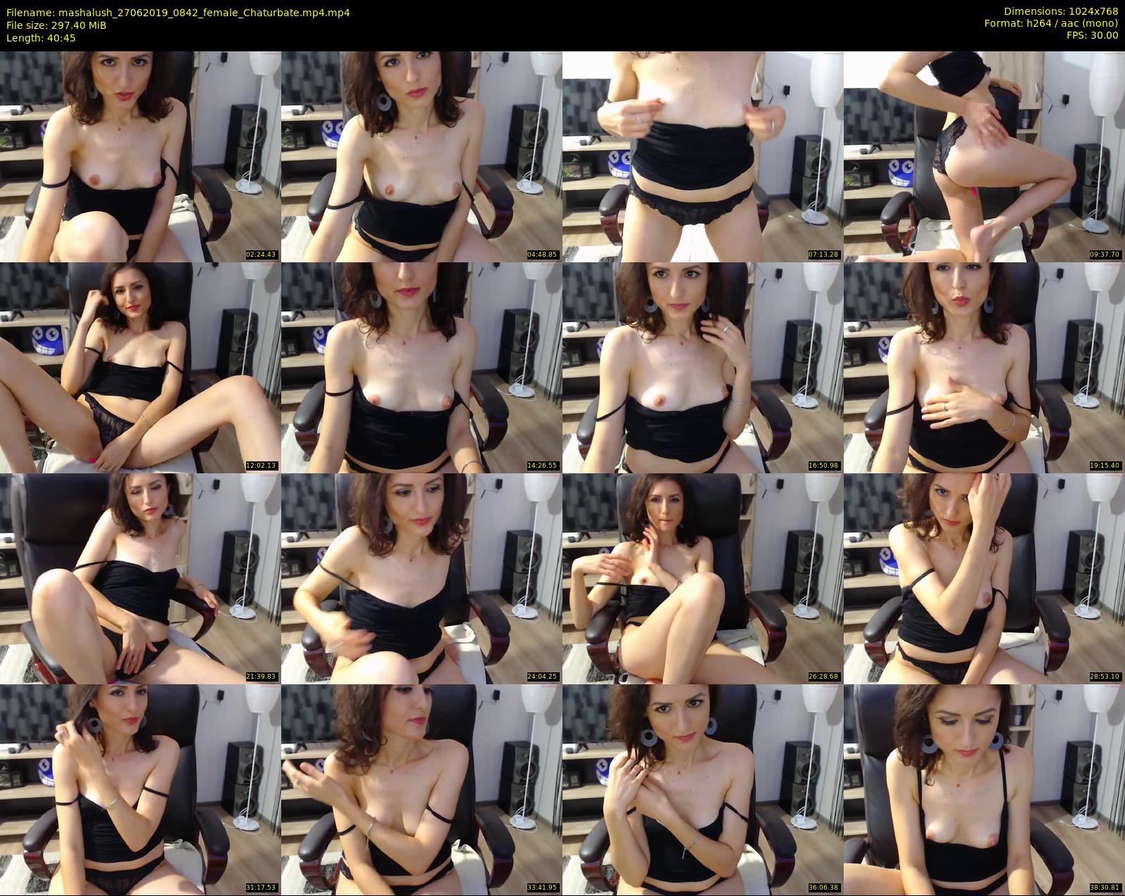 mashalush — 41 minute Chaturbate female cam show recording, 720p, Jun 27, 2019