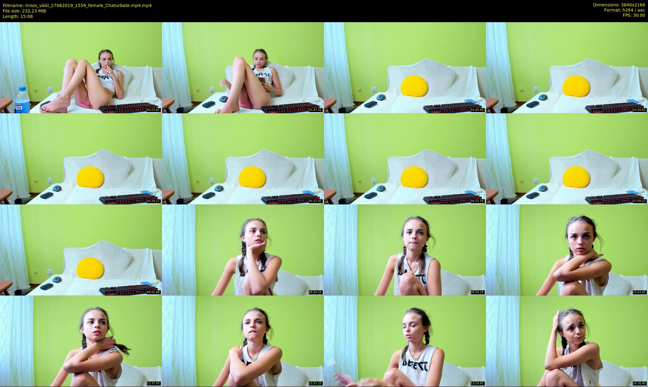 misss_vikki — 16 minute Chaturbate female cam show recording, 4K, Jun 27, 2019