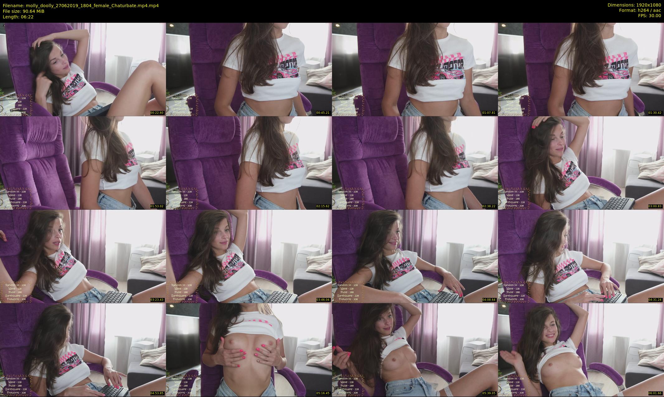 molly_doolly — 7 minute Chaturbate female cam show recording, 1080p, Jun 27, 2019