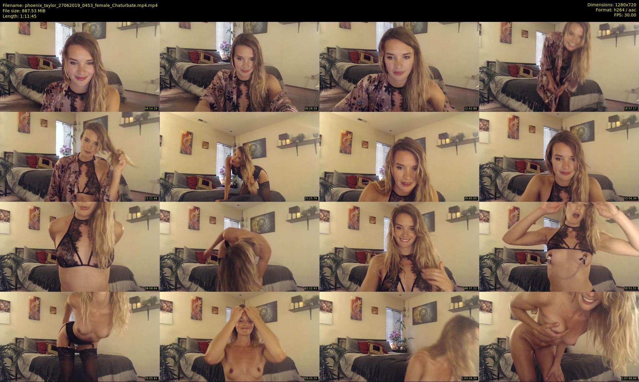 phoenix_taylor — 72 minute Chaturbate female cam show recording, 720p, Jun 27, 2019