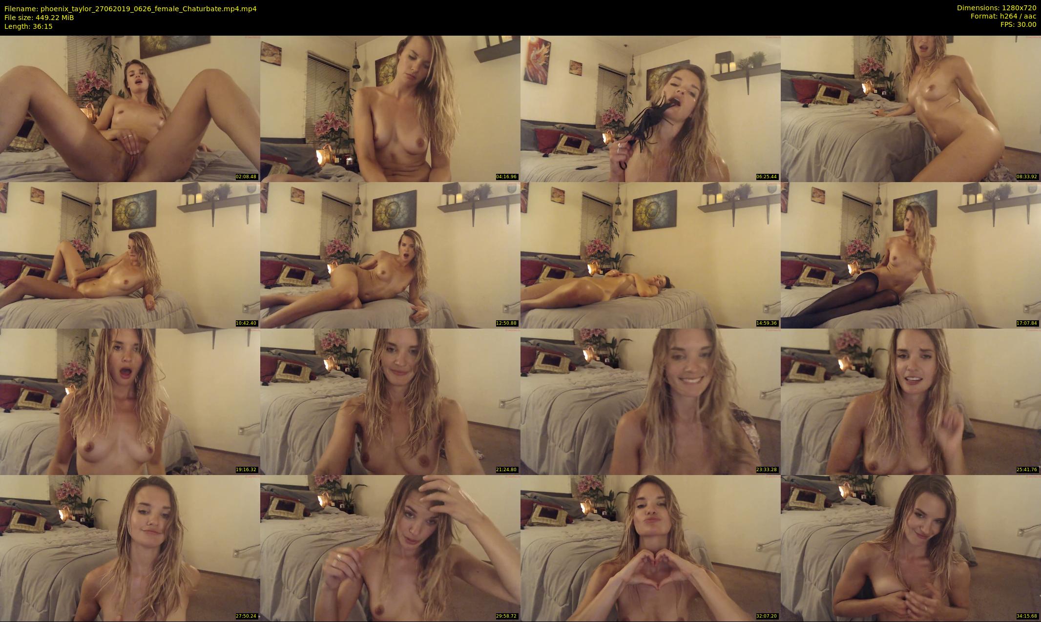 phoenix_taylor — 37 minute Chaturbate female cam show recording, 720p, Jun 27, 2019