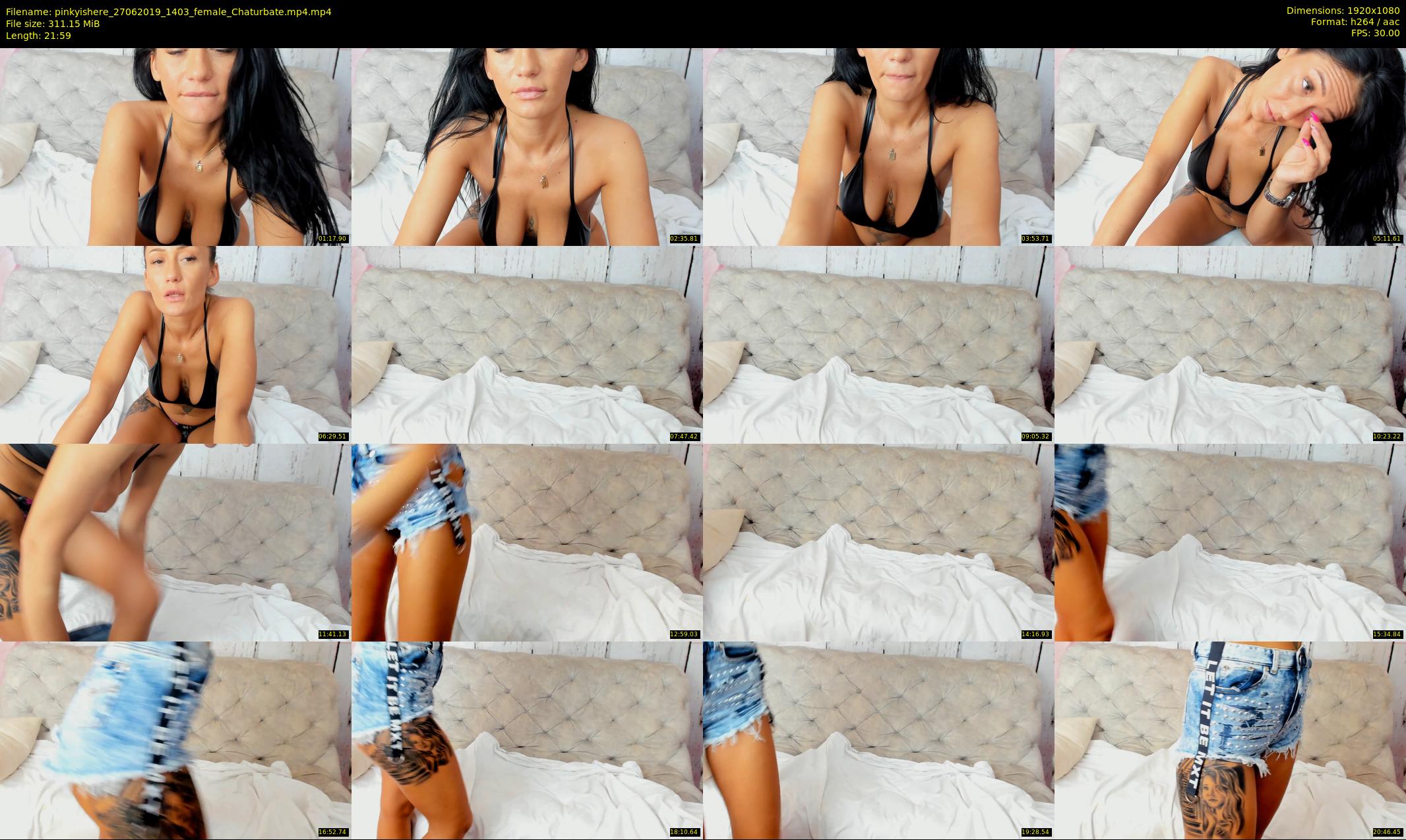pinkyishere — 22 minute Chaturbate female cam show recording, 1080p, Jun 27, 2019