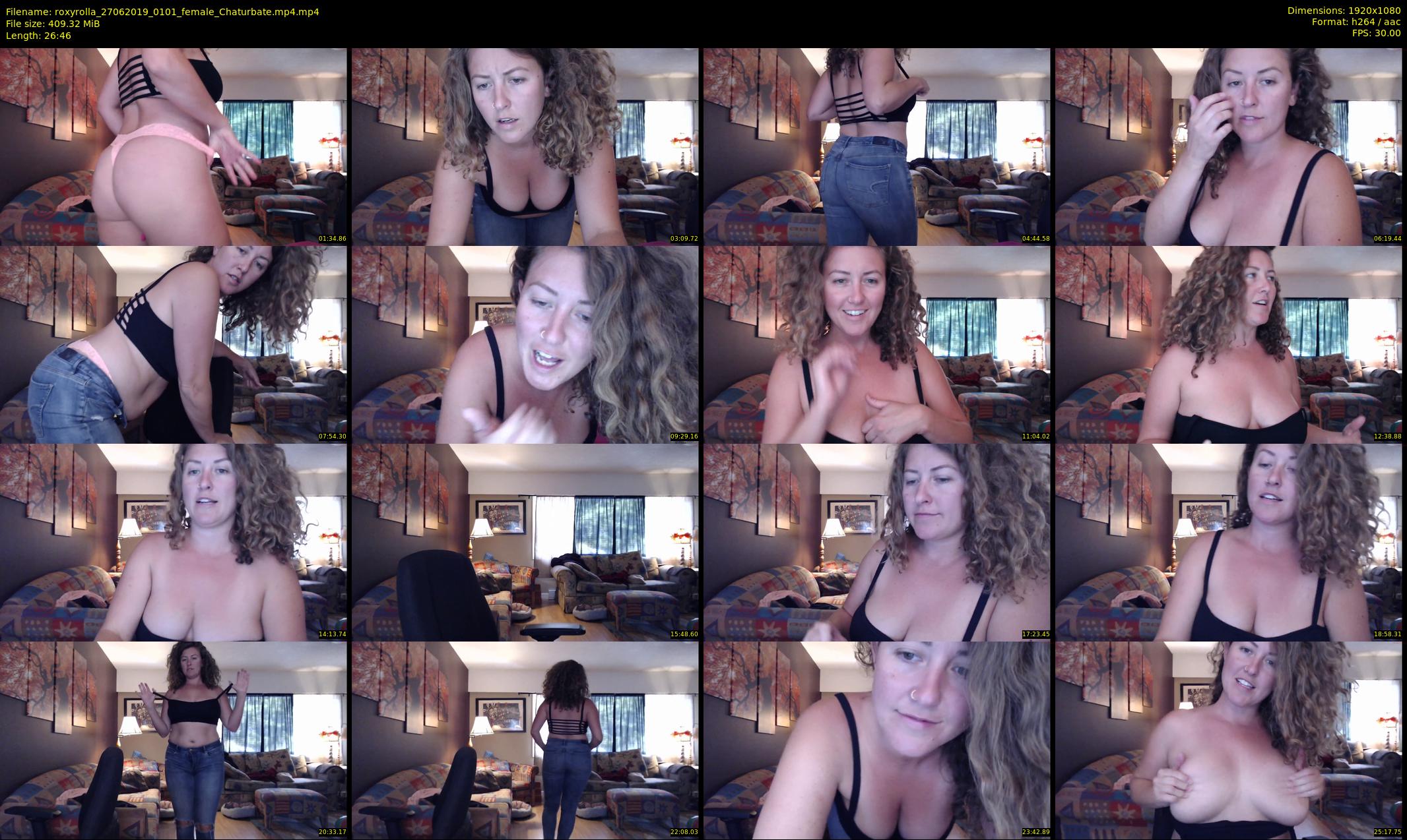 roxyrolla — 27 minute Chaturbate female cam show recording, 1080p, Jun 27, 2019
