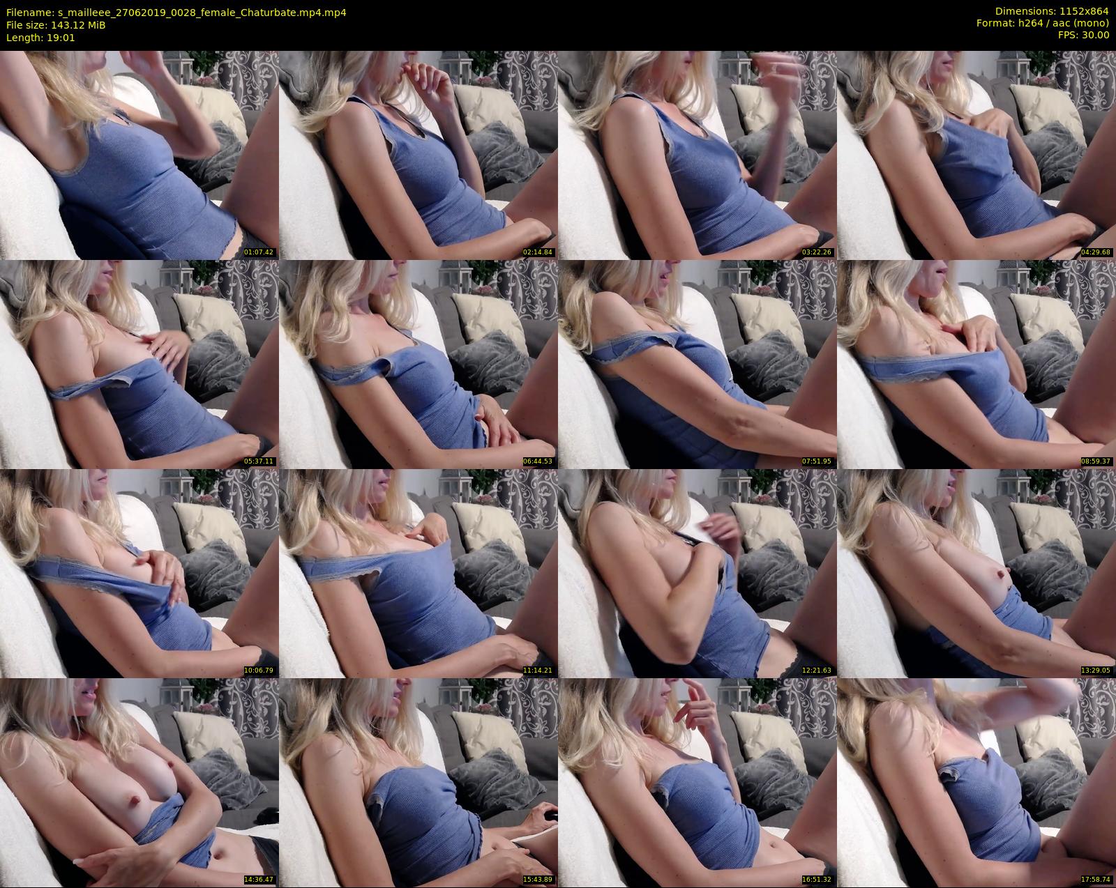 s_mailleee — 20 minute Chaturbate female cam show recording, 720p, Jun 27, 2019