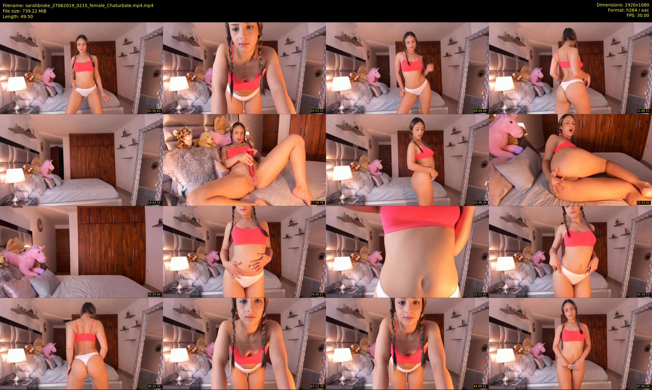 sarahbroke — 50 minute Chaturbate female cam show recording, 1080p, Jun 27, 2019