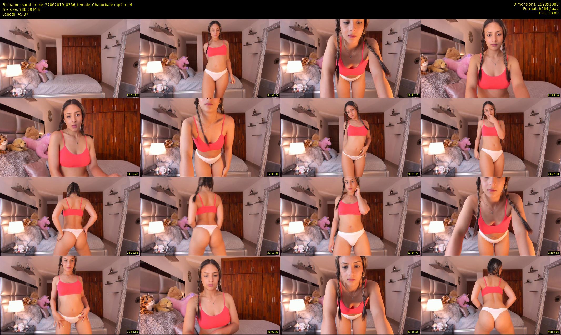 sarahbroke — 50 minute Chaturbate female cam show recording, 1080p, Jun 27, 2019